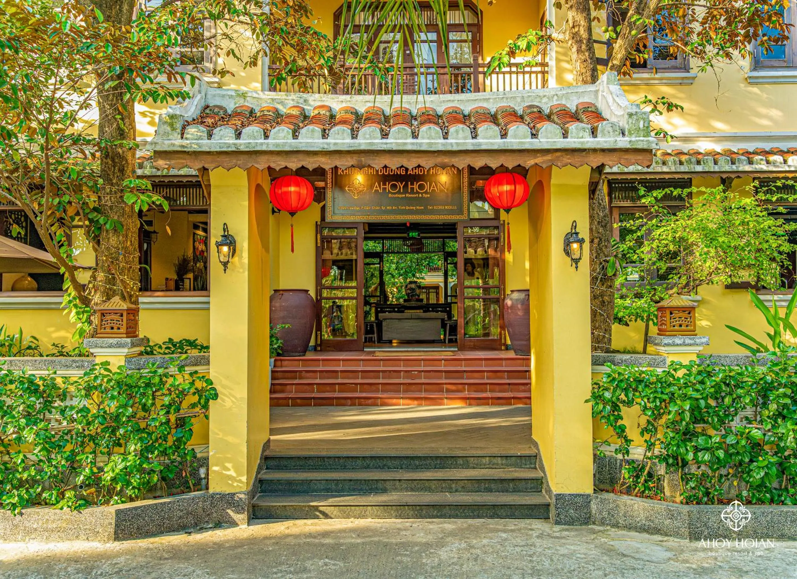 Property building in Ahoy Hoi An Boutique Resort & Spa