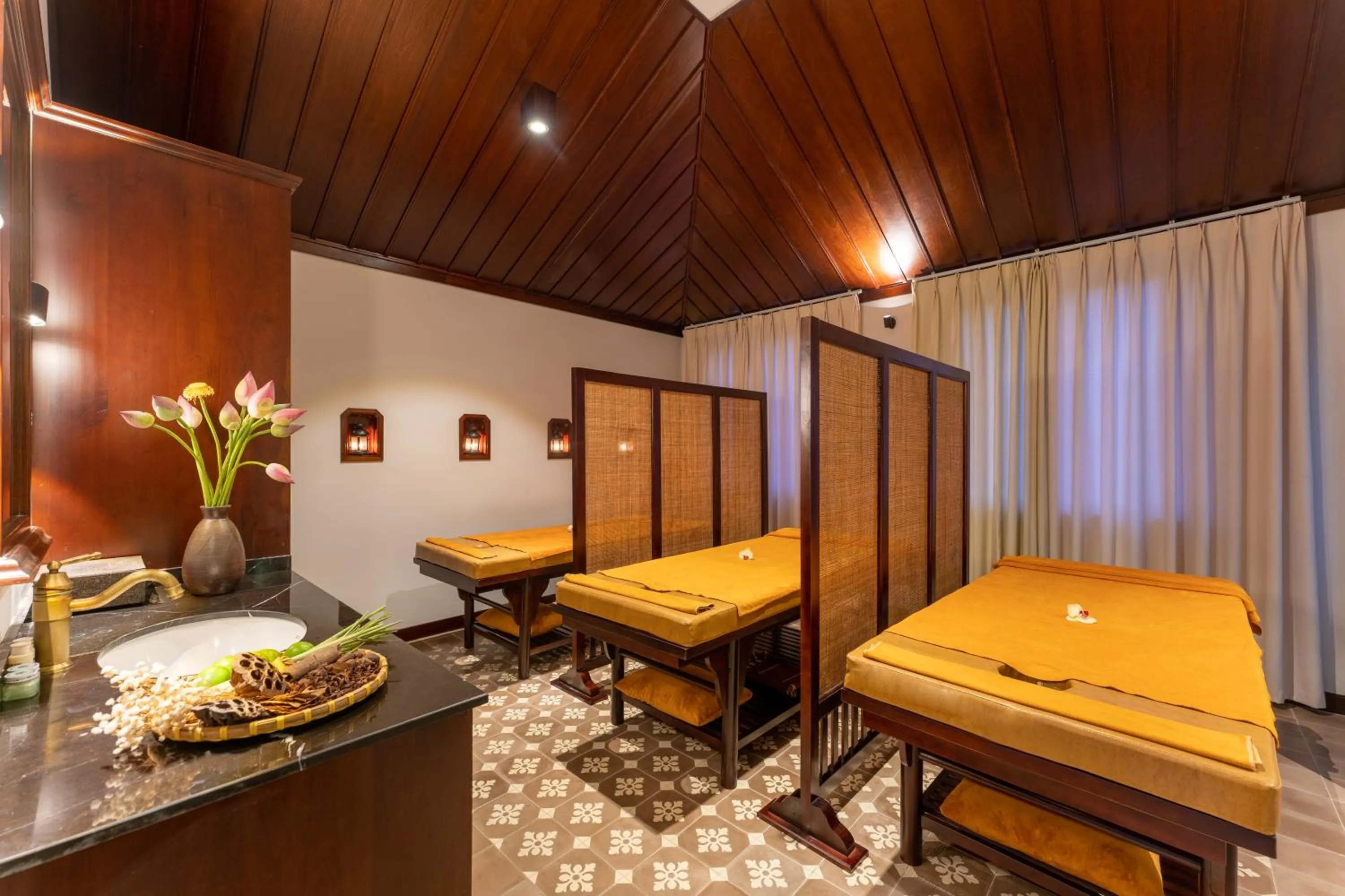 Bed in Ahoy Hoi An Boutique Resort & Spa