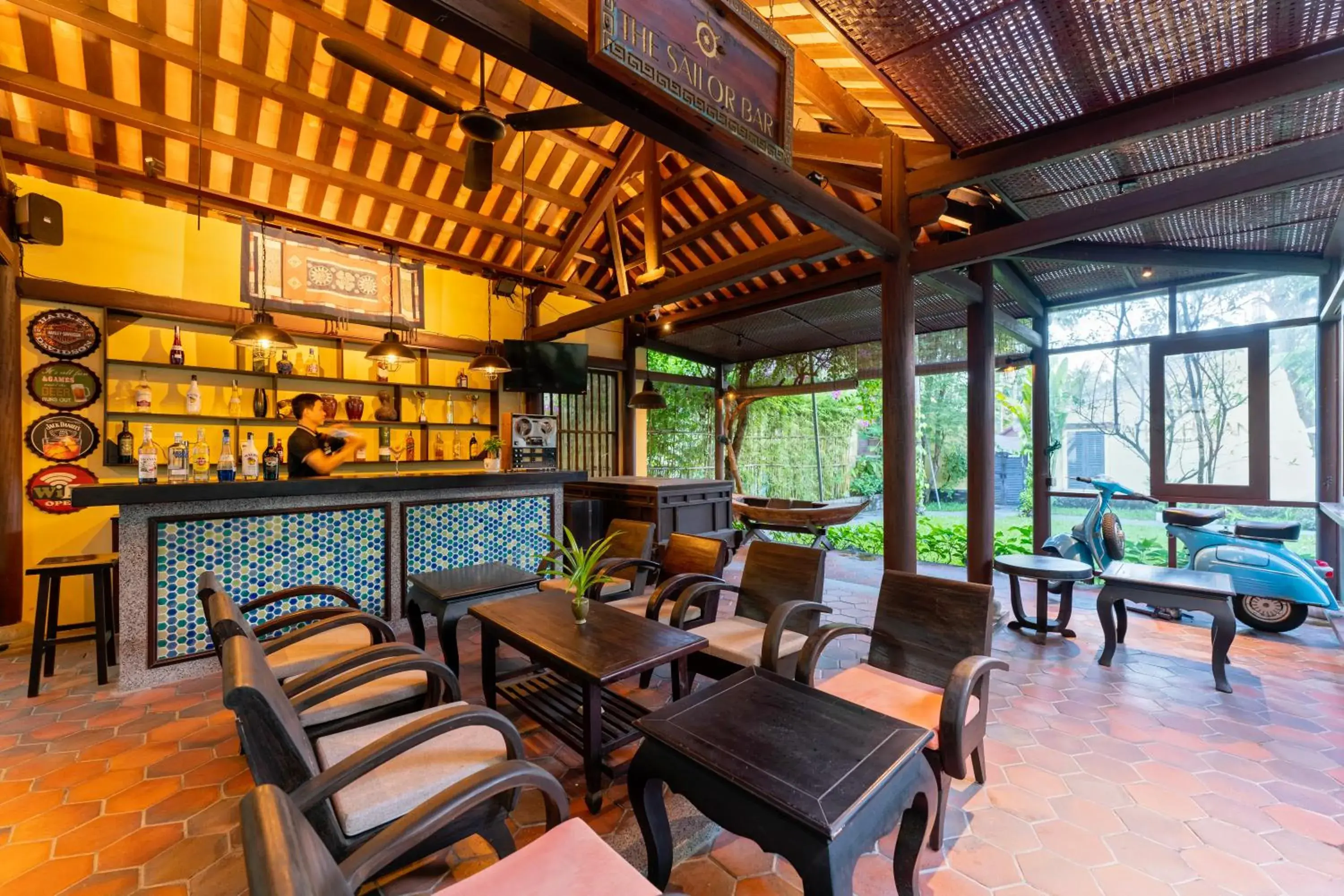 Lounge or bar in Ahoy Hoi An Boutique Resort & Spa Lounge or bar in Ahoy Hoi An Boutique Resort & Spa