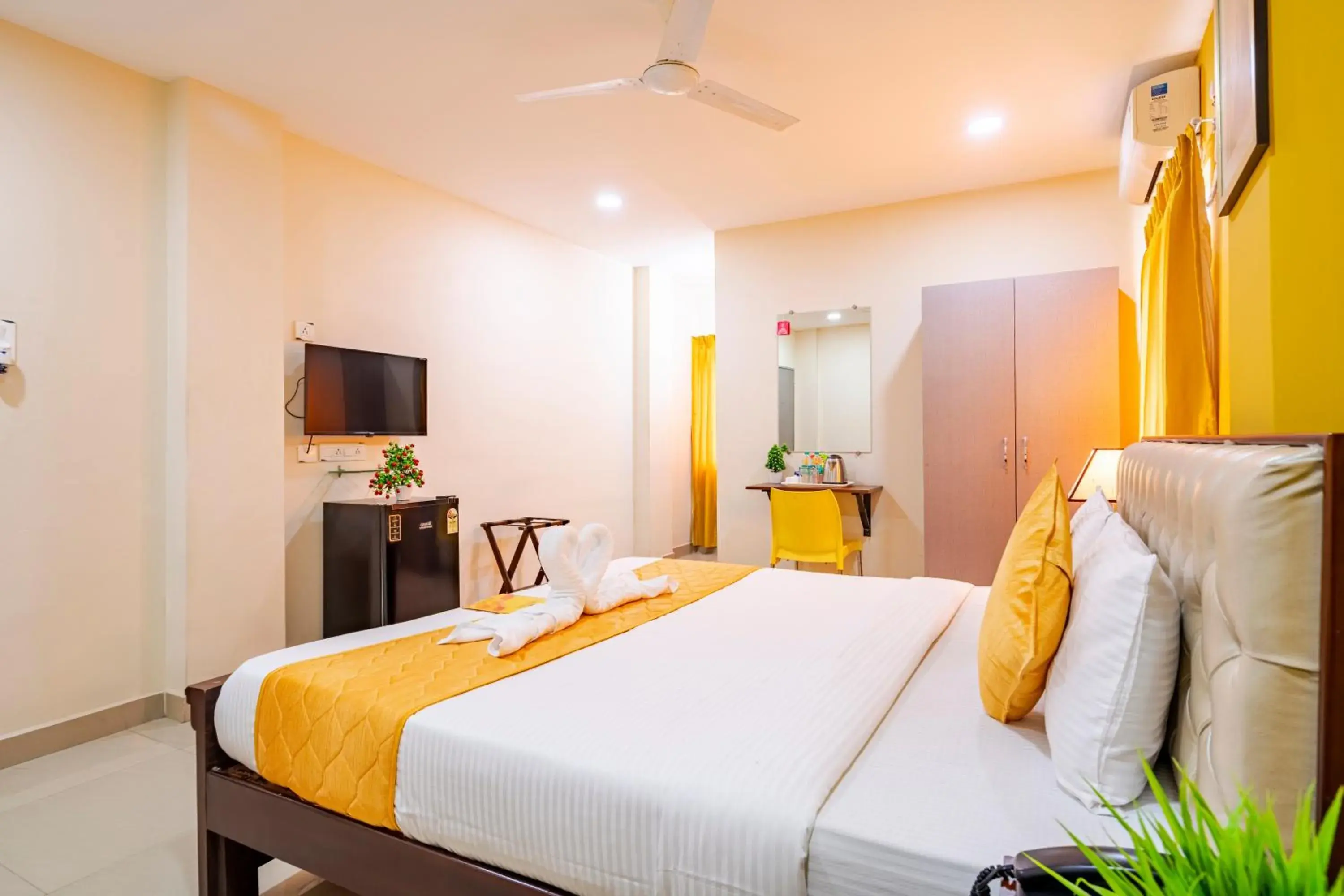Bed in Hotel Prime Classic ,Airport Zone,Shamshabad Bed in Hotel Prime Classic ,Airport Zone,Shamshabad