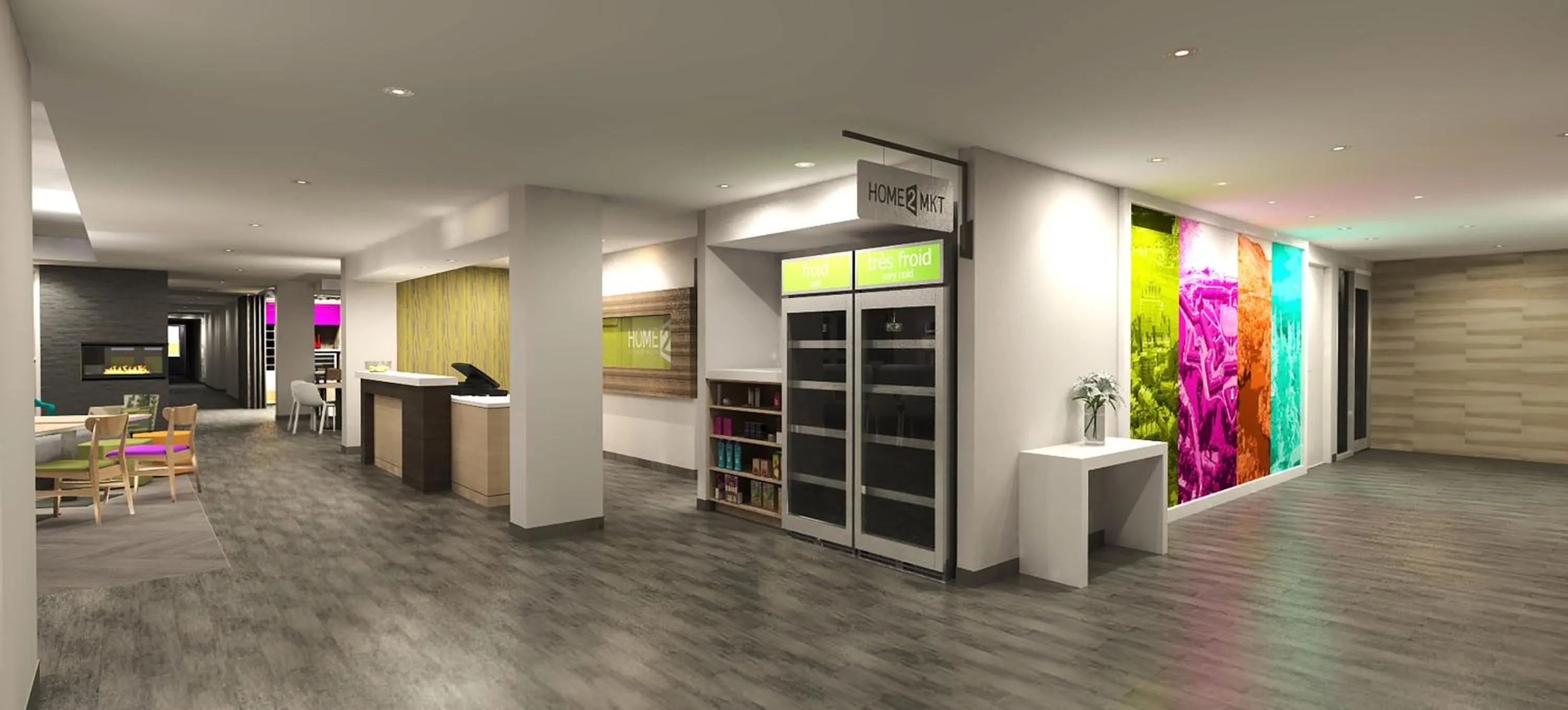 Lobby or reception in Home2 Suites By Hilton Quebec City