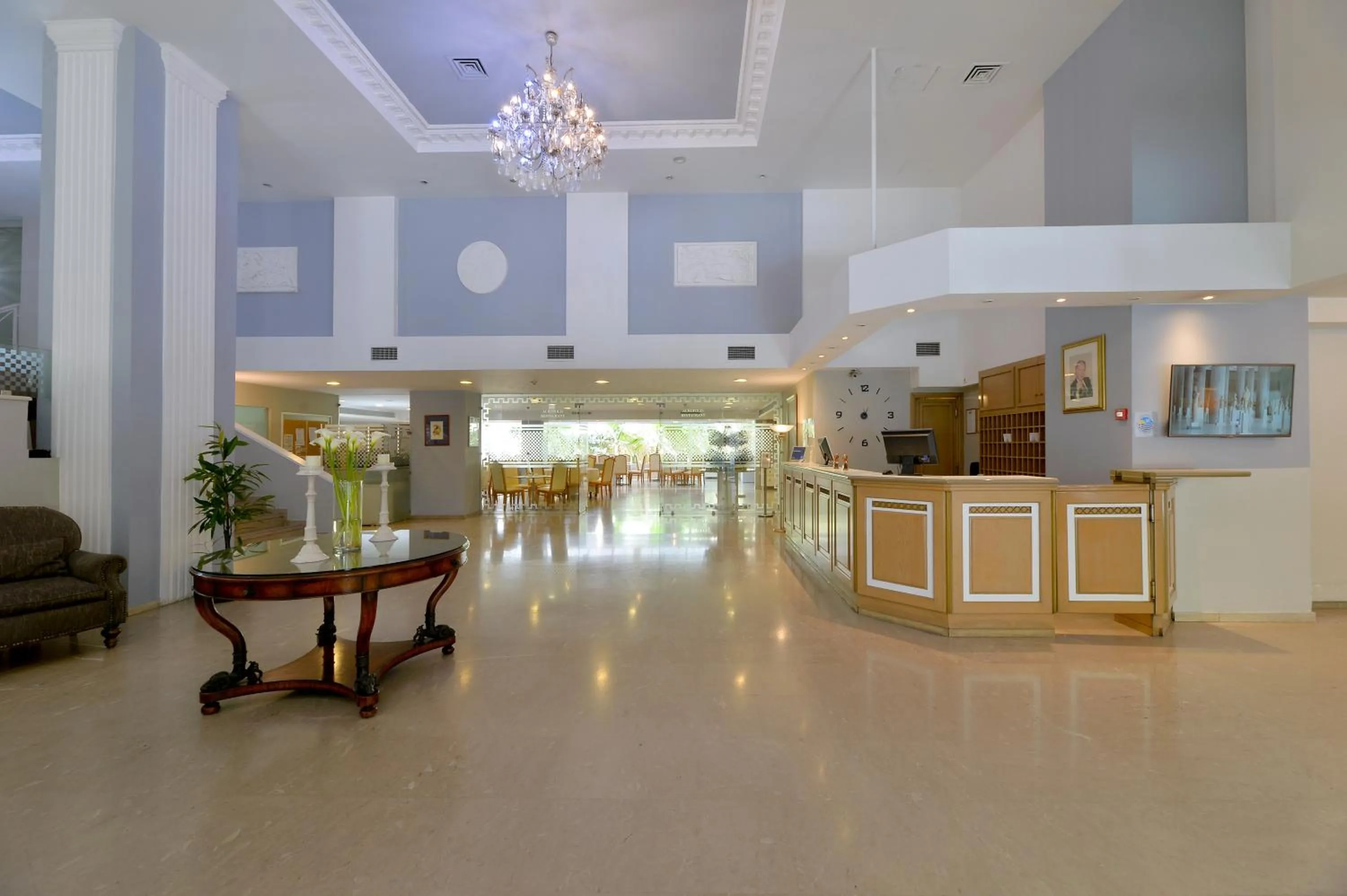 Lobby or reception in Airotel Parthenon