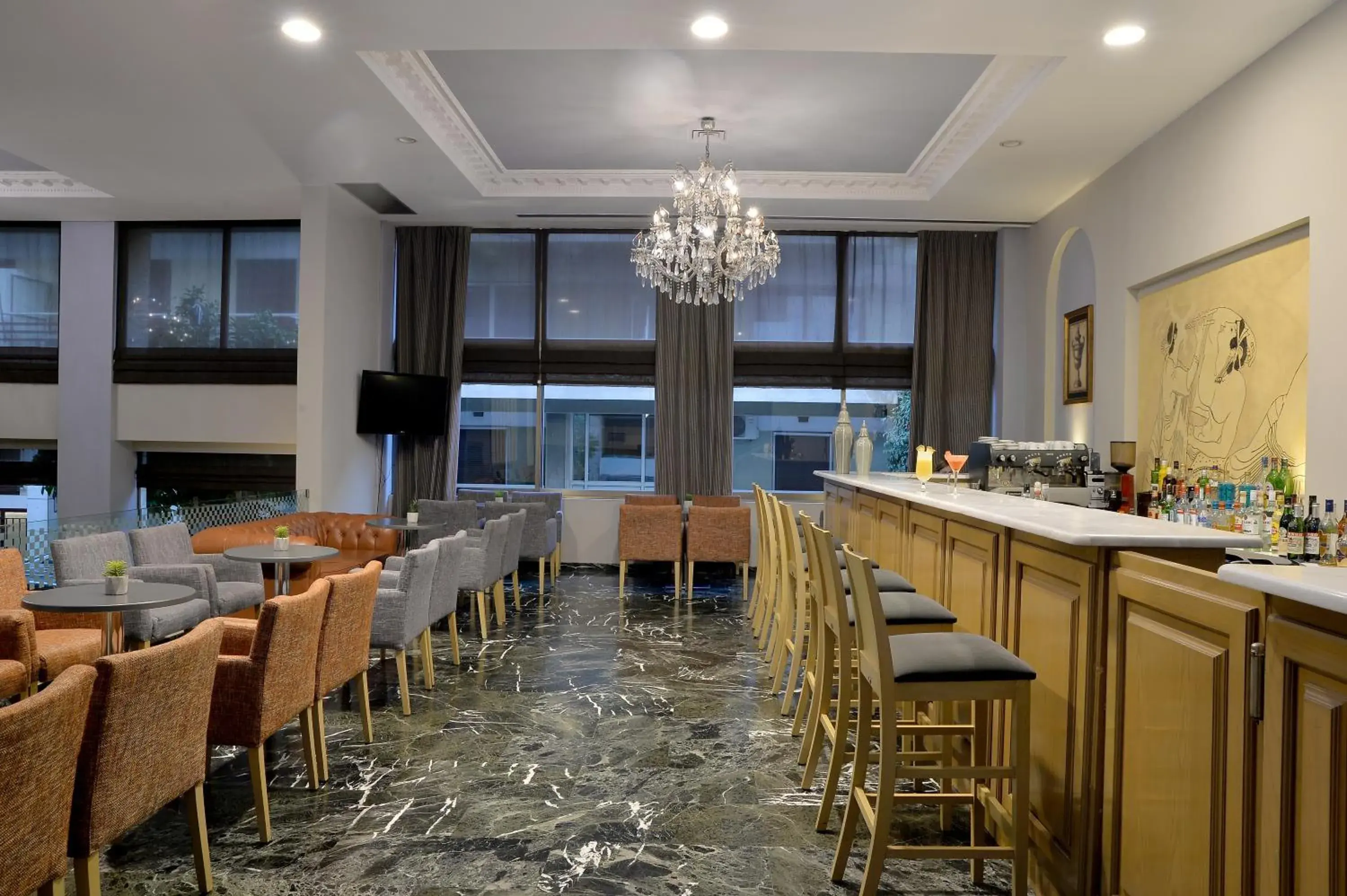 Lounge or bar in Airotel Parthenon Lounge or bar in Airotel Parthenon