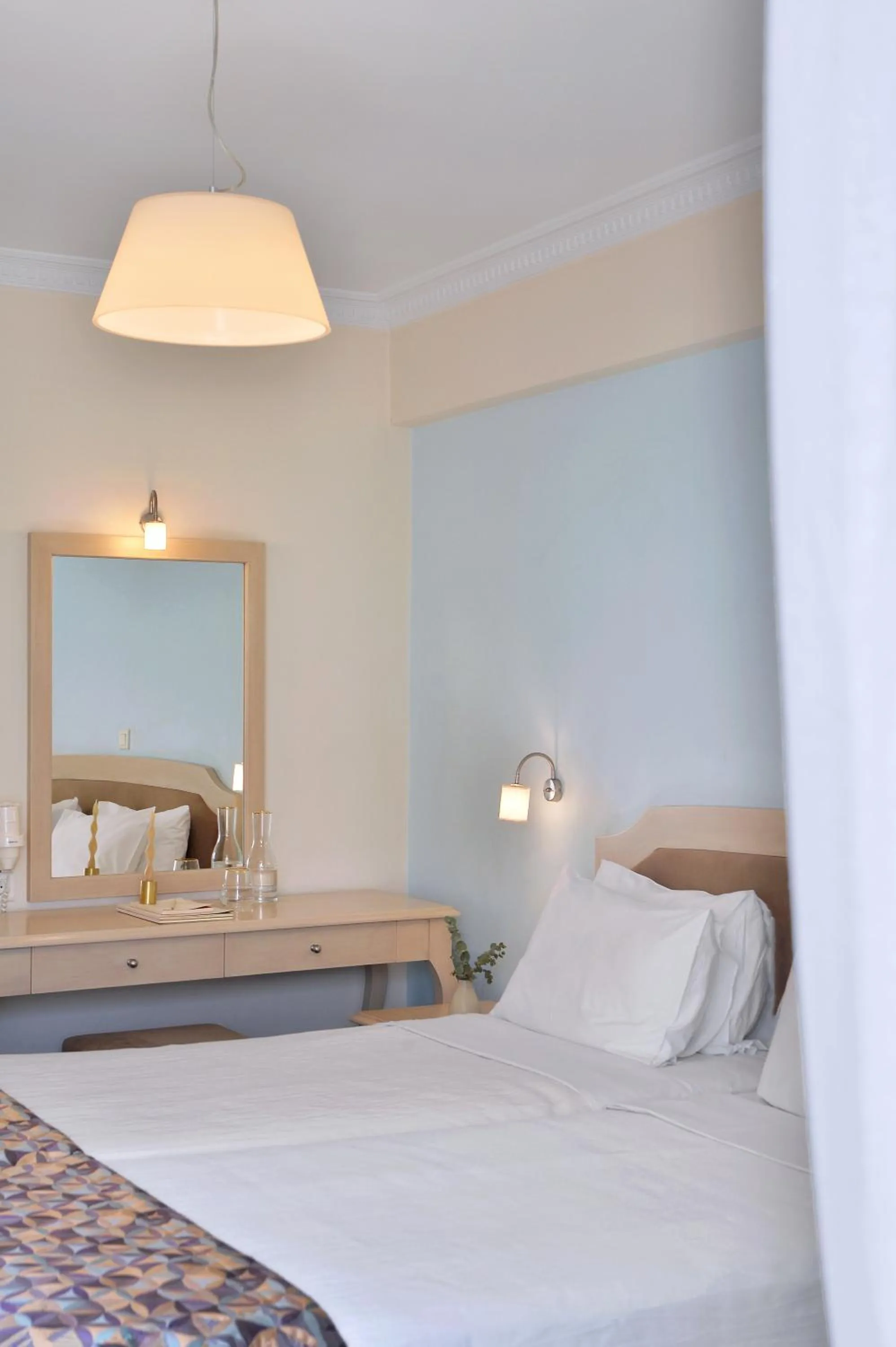 Bedroom, Bed in Airotel Parthenon