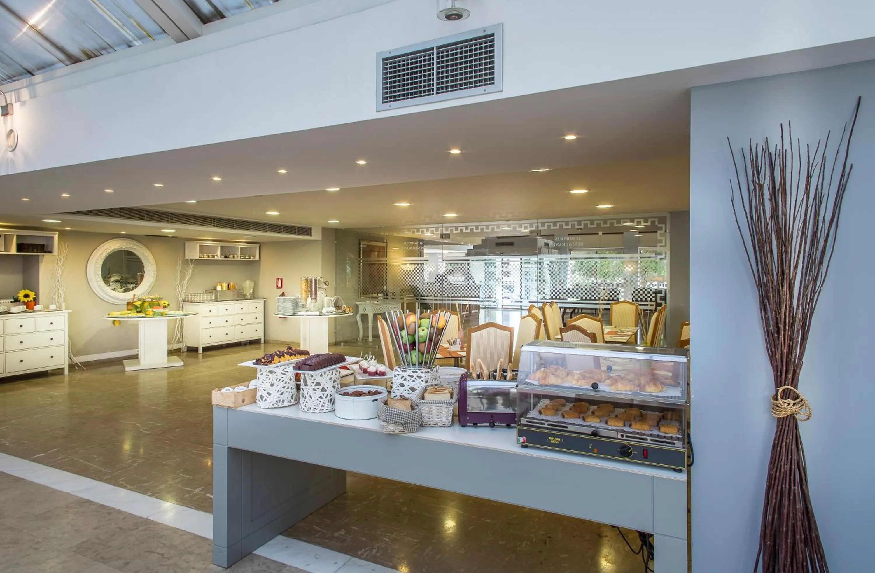 Buffet breakfast in Airotel Parthenon