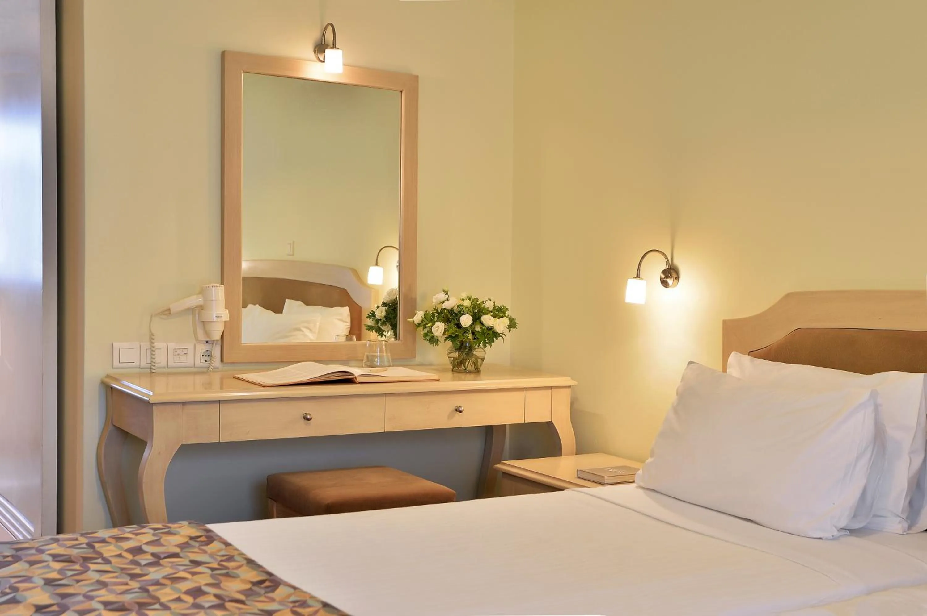 Bedroom, Bed in Airotel Parthenon