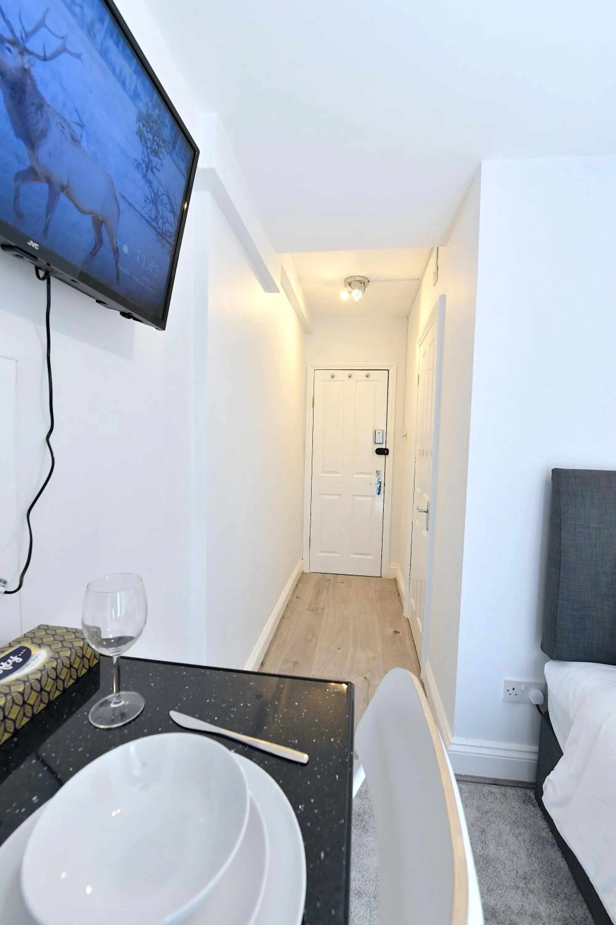 Facade/entrance in Stylish Studios by Luxestays Fulham