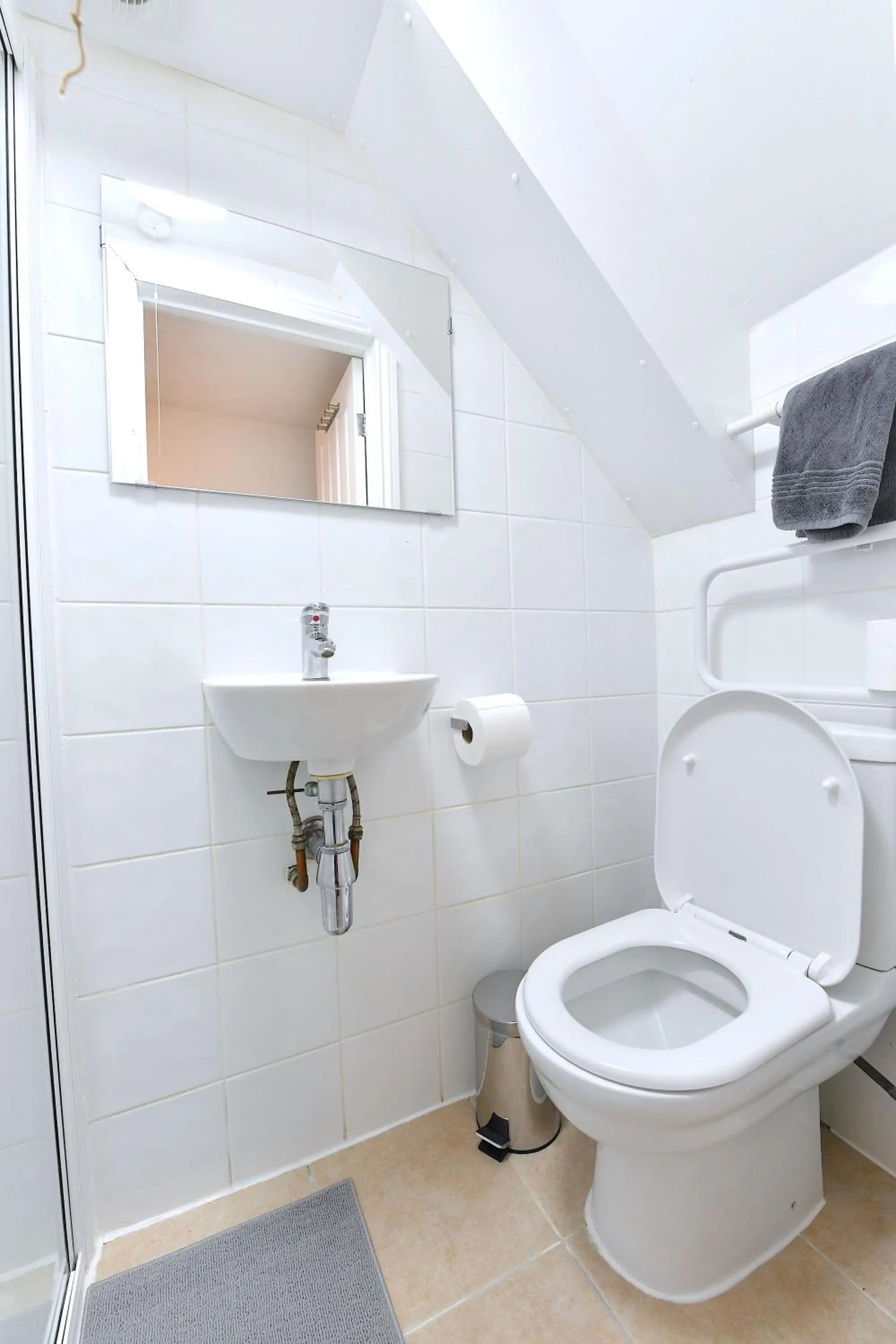 Toilet in Stylish Studios by Luxestays Fulham