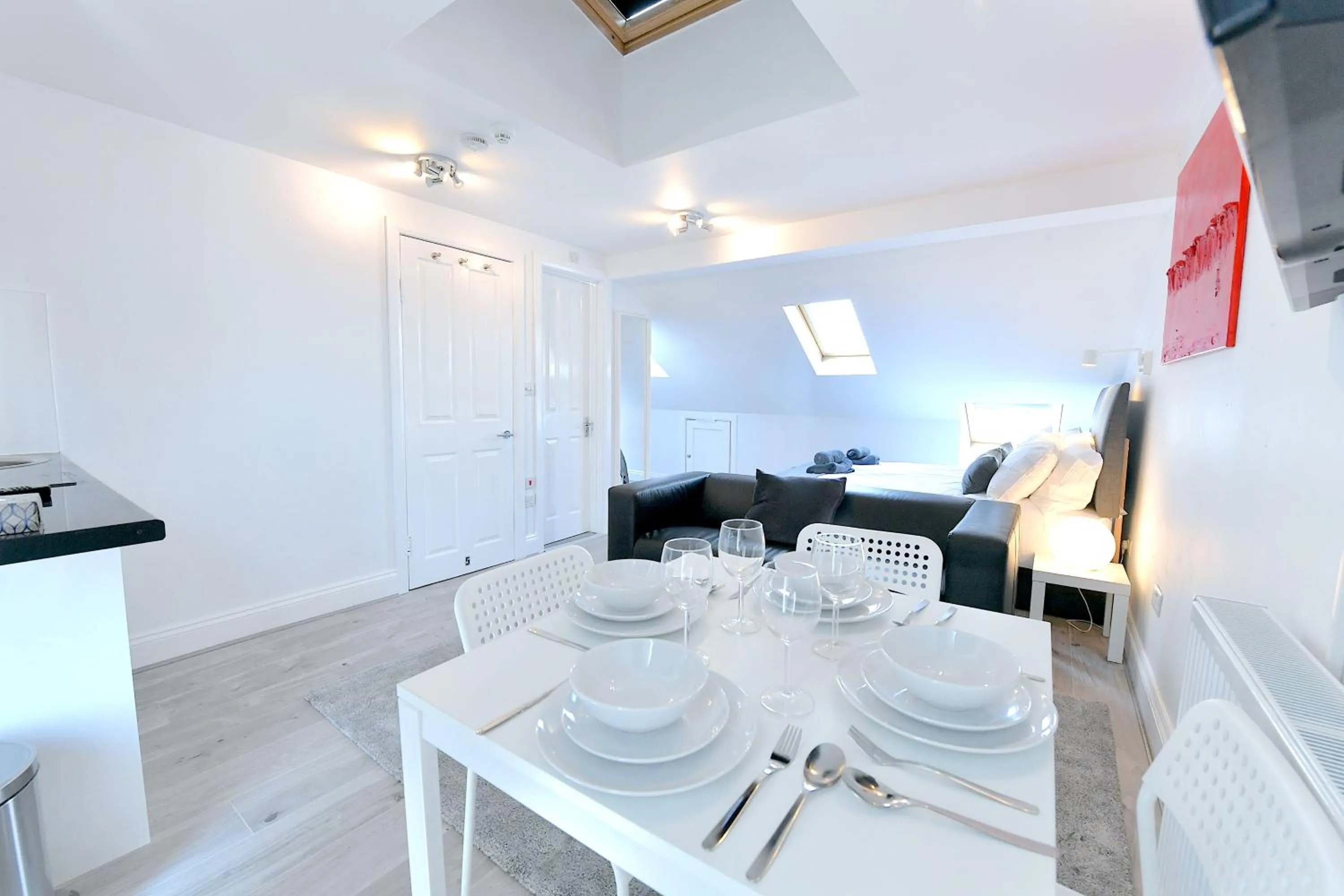 Photo of the whole room in Stylish Studios by Luxestays Fulham