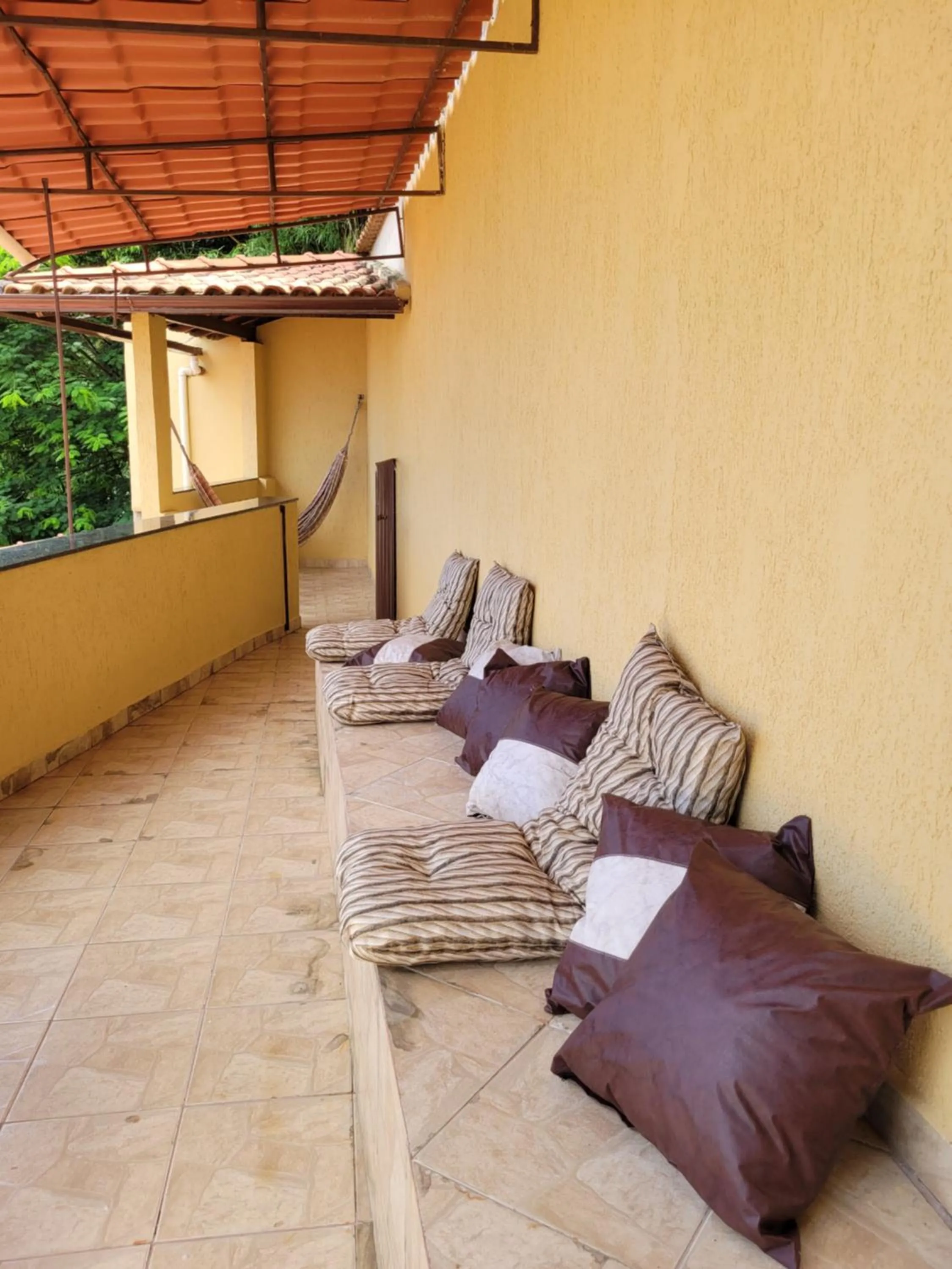 Balcony/Terrace, Bed in Santo Mirante Hostel