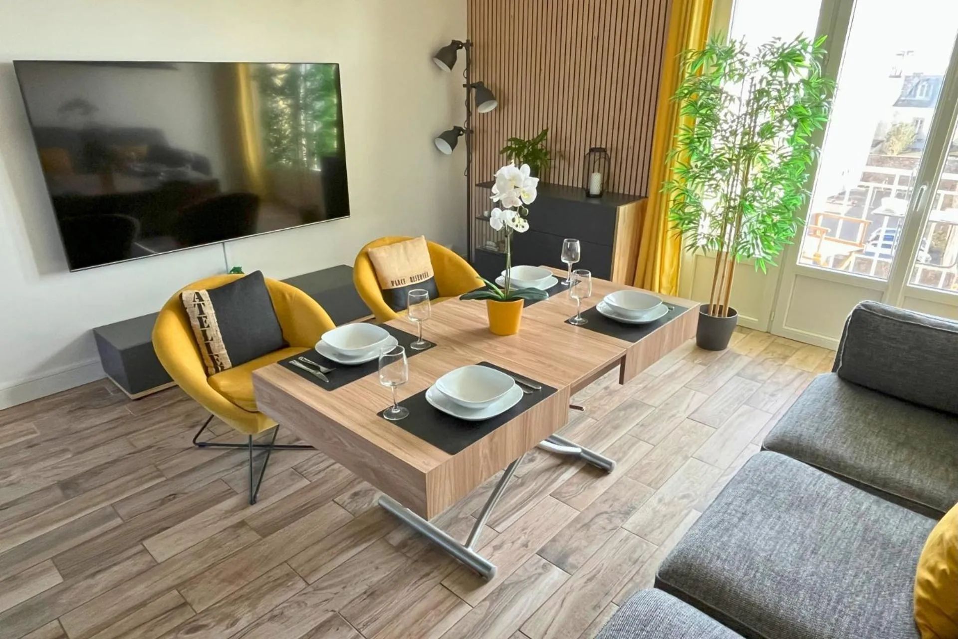 Living room in Appartement - Concarneau