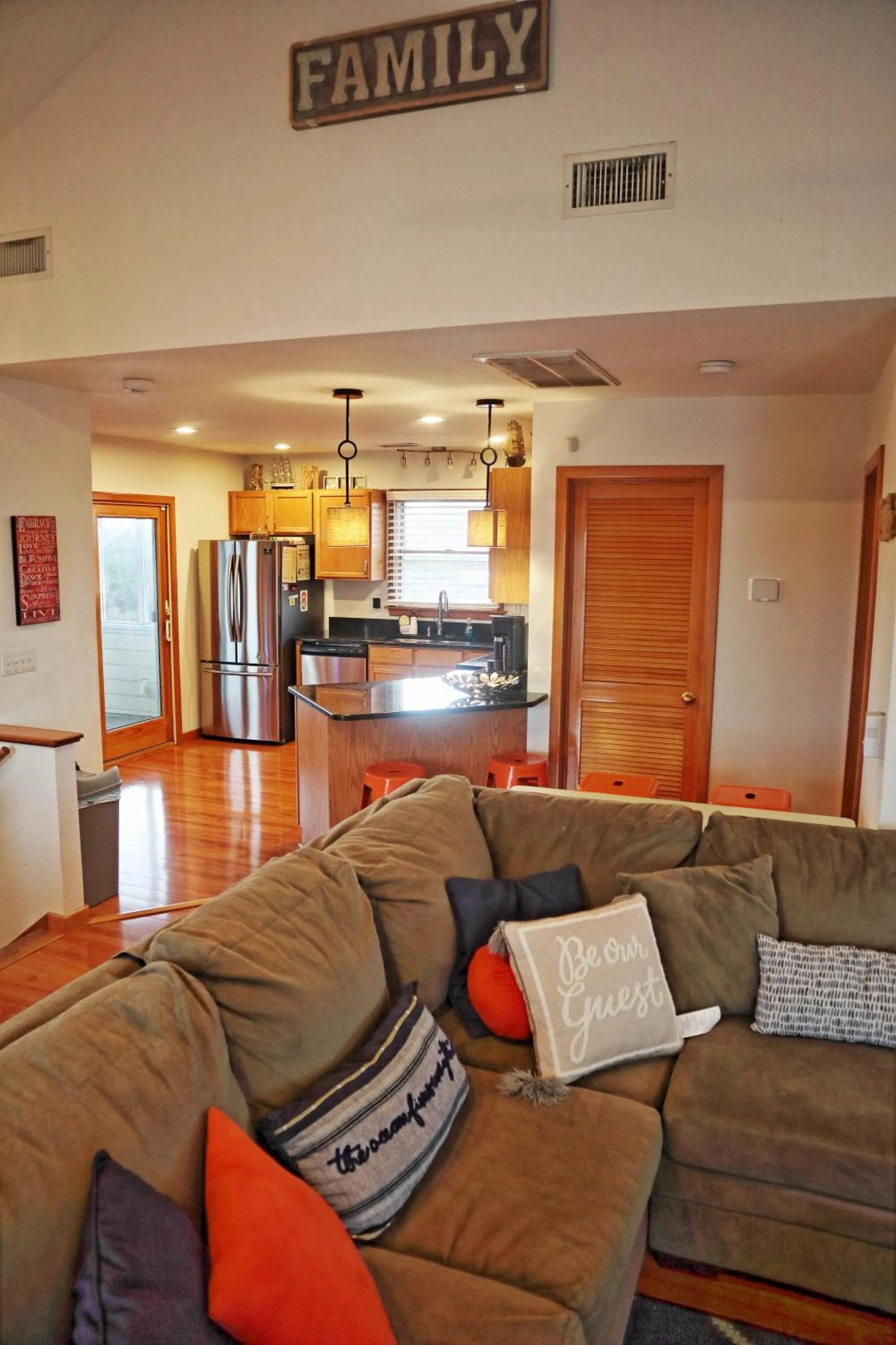 Kitchen or kitchenette in Lake Front Modern Beach House-Hatteras Island
