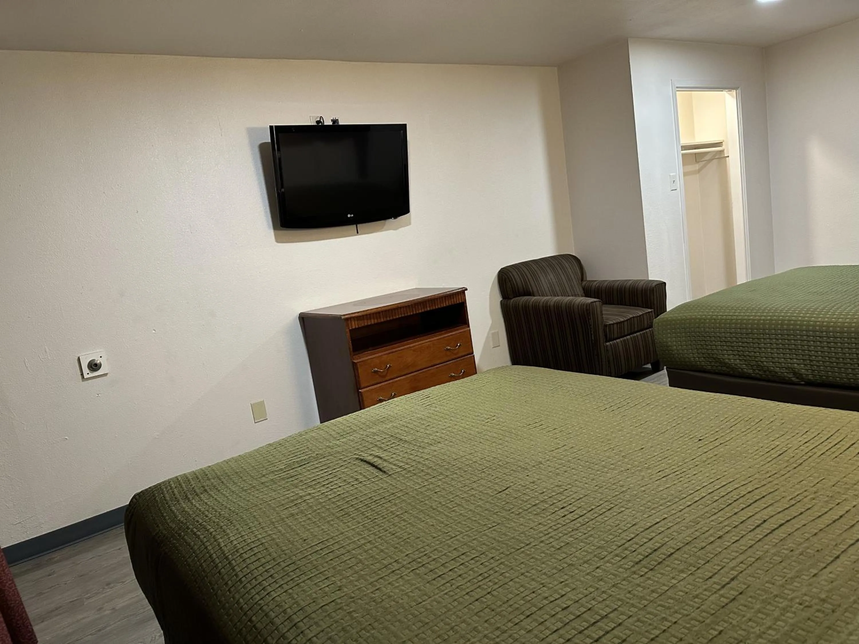 Bedroom, Bed in Llano Motel