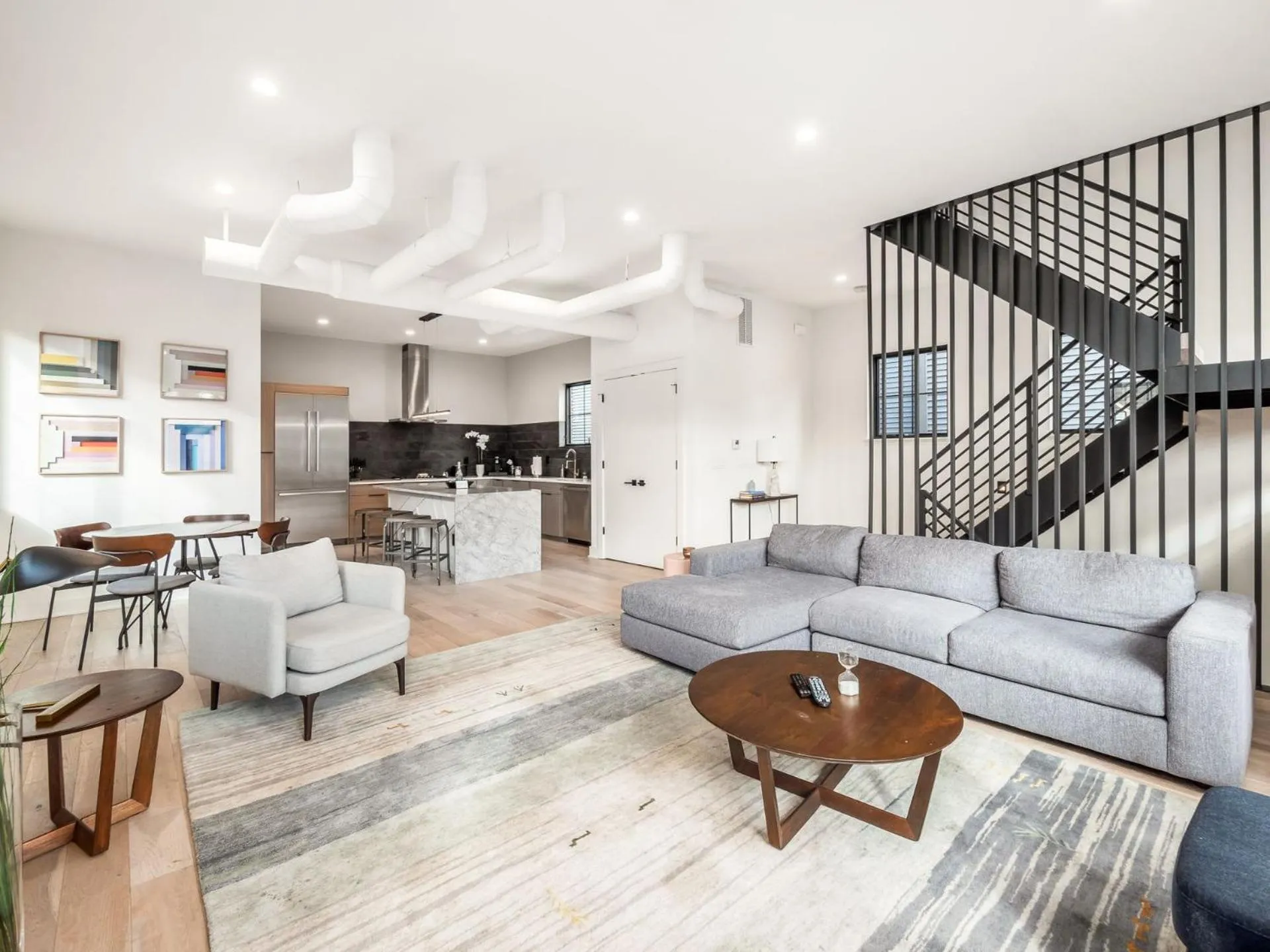 Kitchen or kitchenette in Historic German Village Industrial Masterpiece