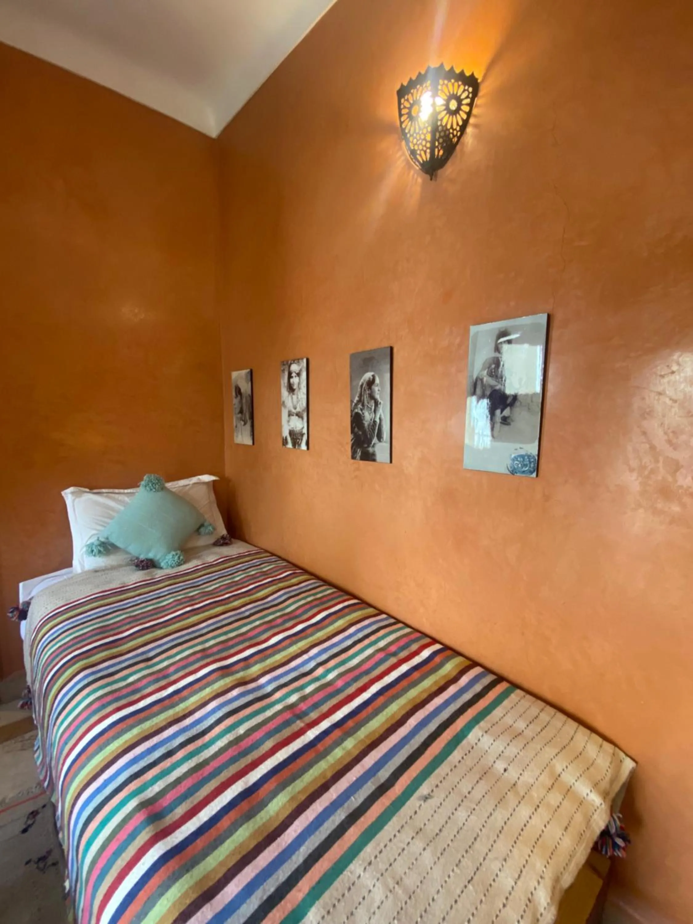Bed in Riad Dar Teranga Hotel & Spa