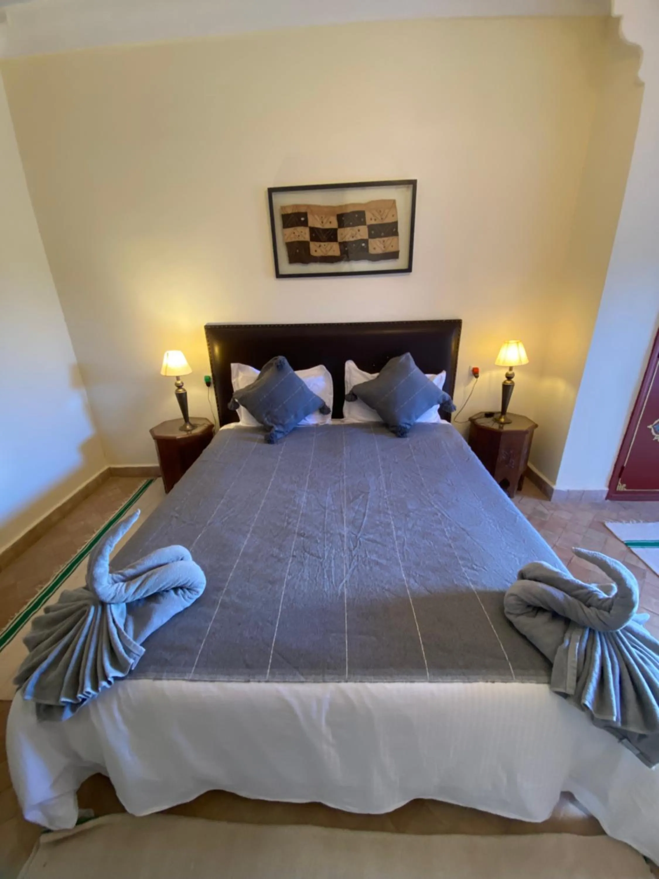 Bed in Riad Dar Teranga Hotel & Spa