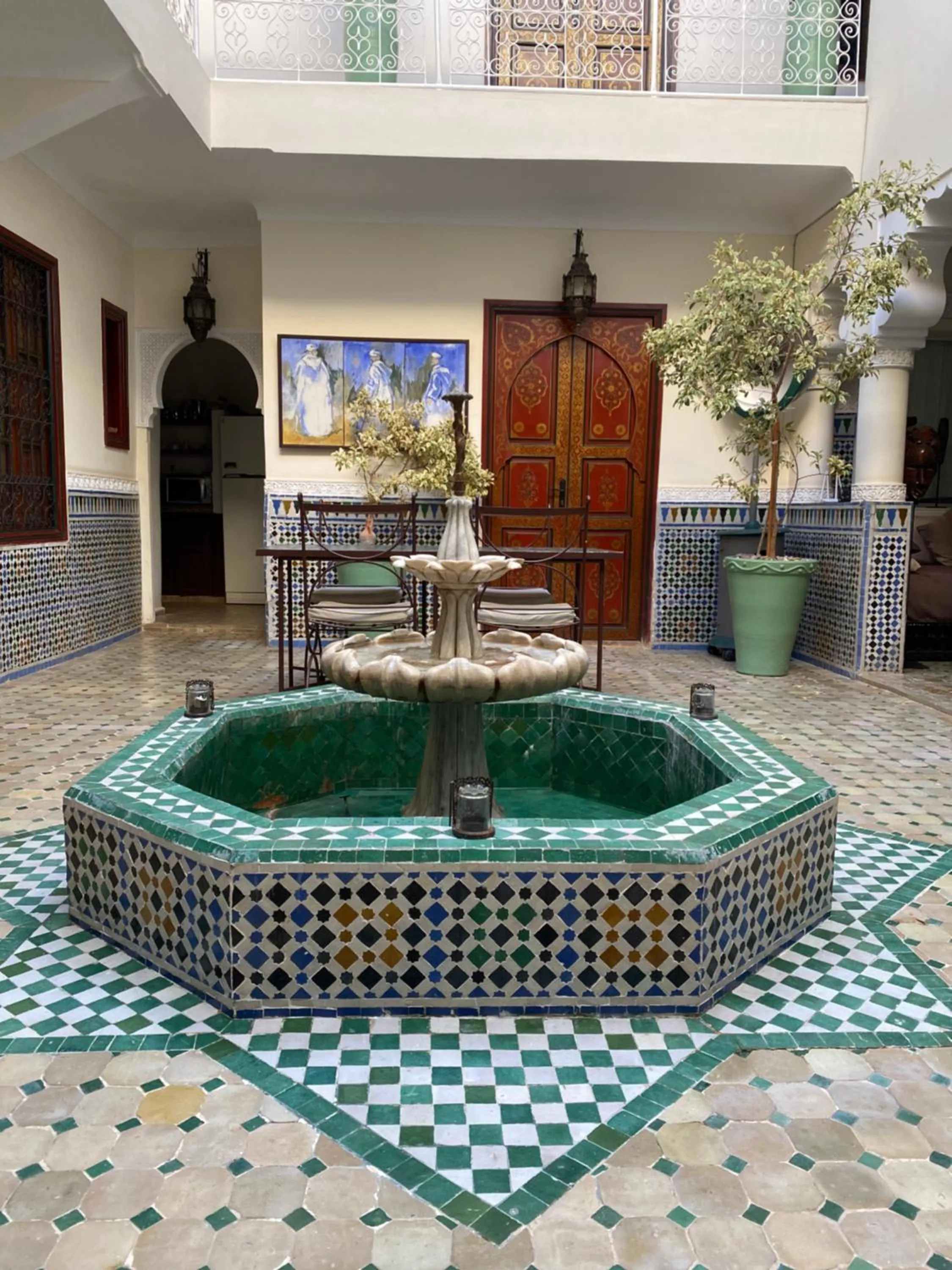 Patio in Riad Dar Teranga Hotel & Spa