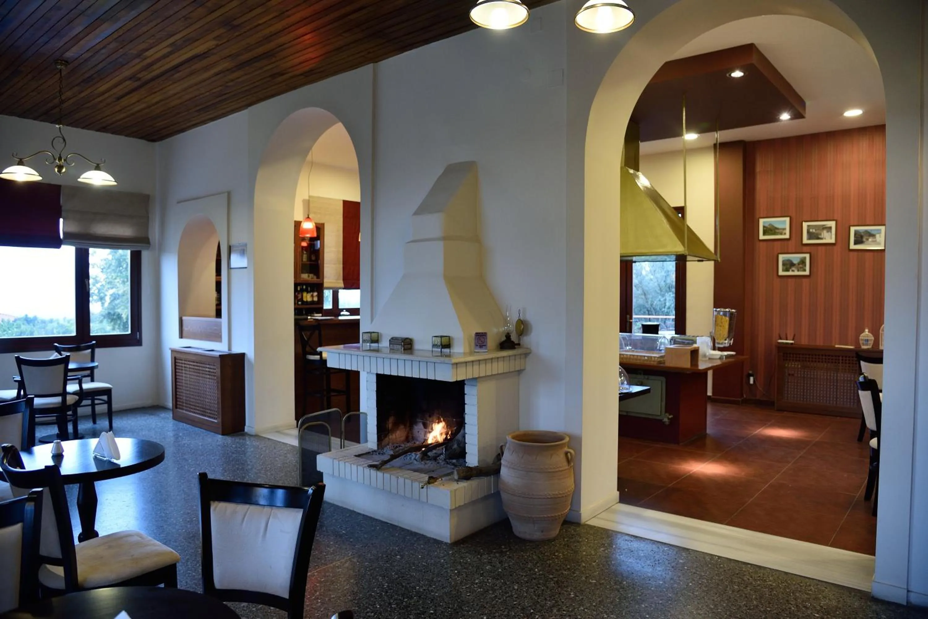 Communal lounge/ TV room in Byzantion Hotel