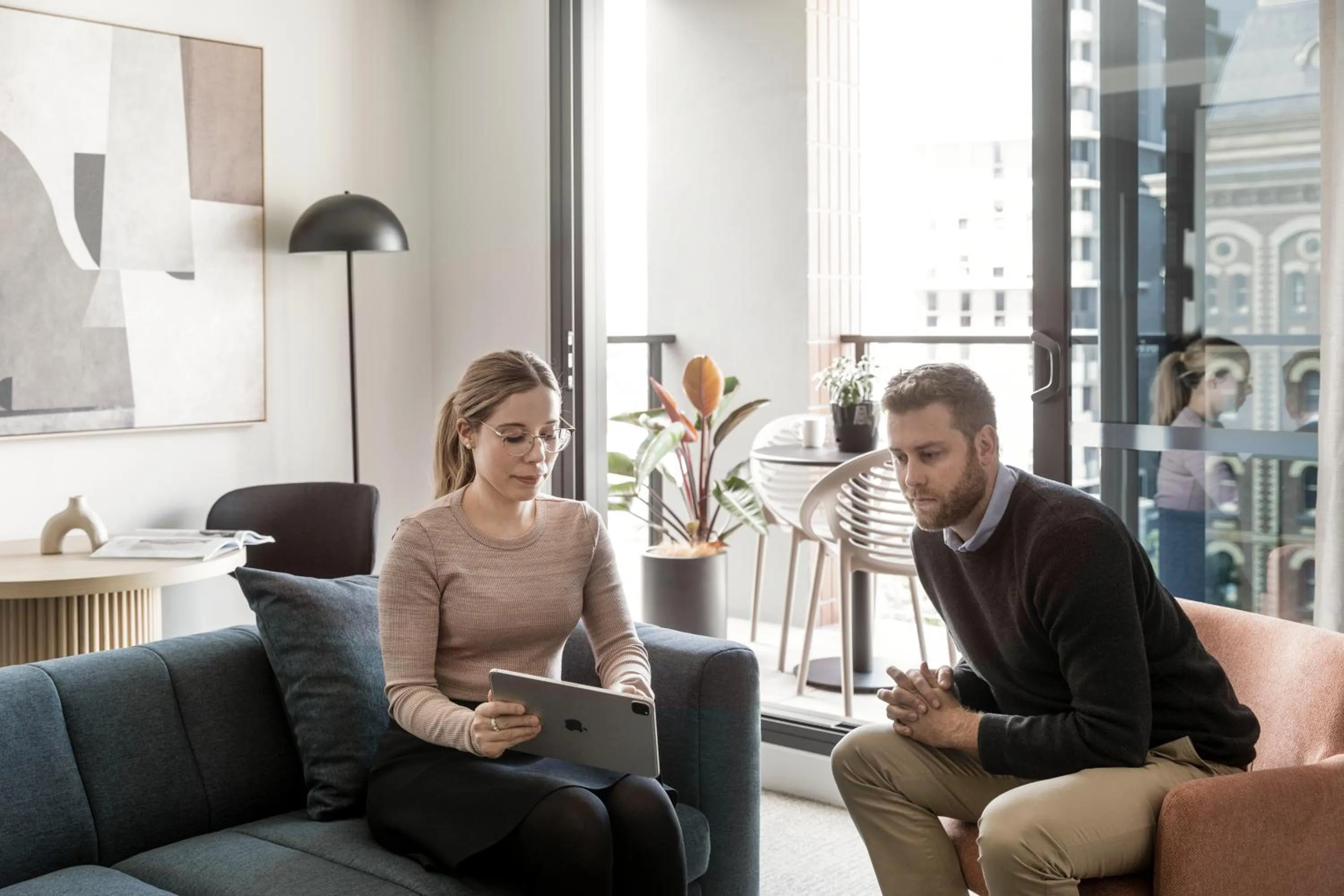 Living room in Quest Collingwood