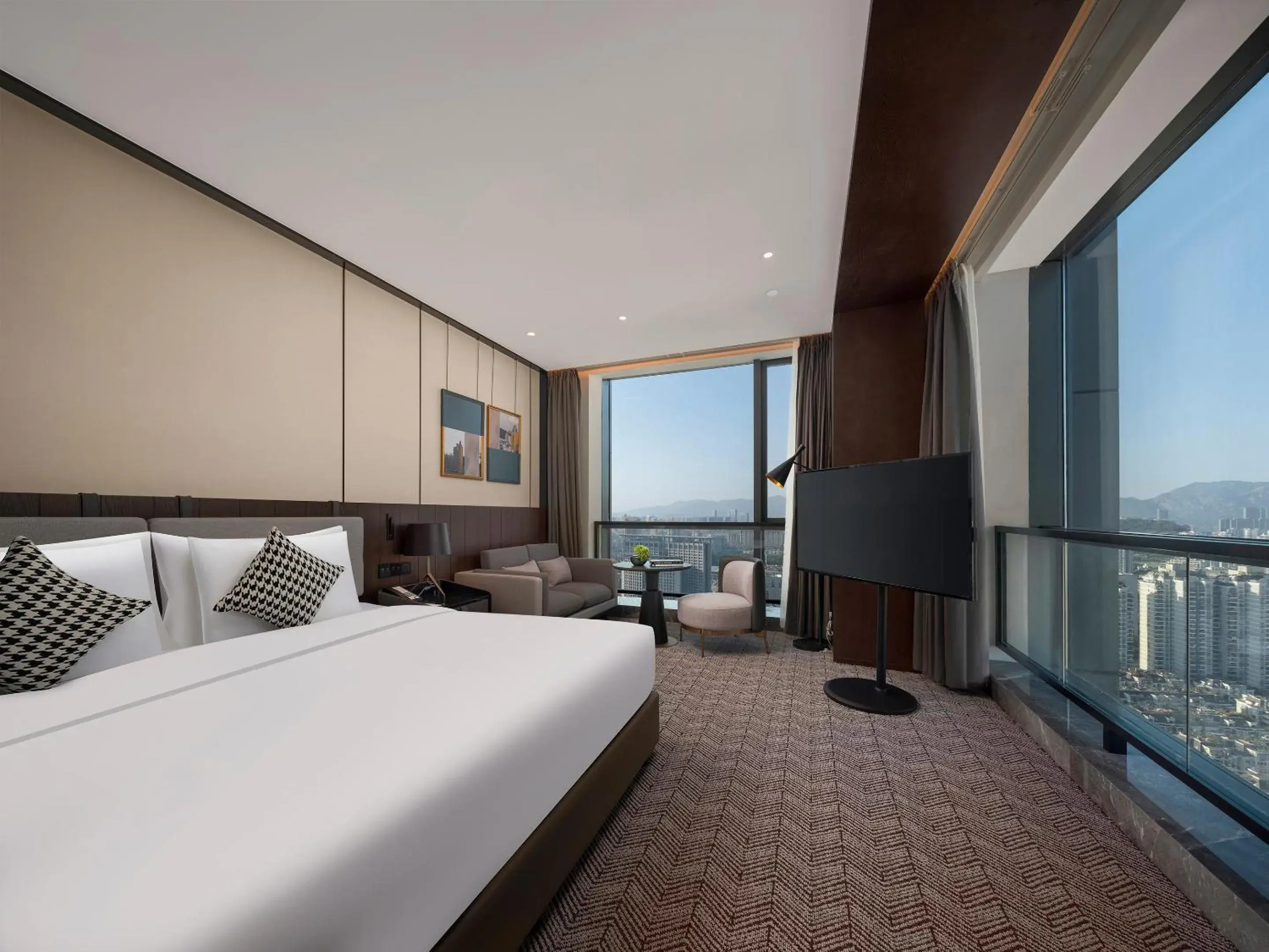 Deluxe City-view King Bed Room - single occupancy in Grand New Century Hotel, Wenzhou, A Tribute Portfolio Hotel Deluxe City-view King Bed Room - single occupancy in Grand New Century Hotel, Wenzhou, A Tribute Portfolio Hotel