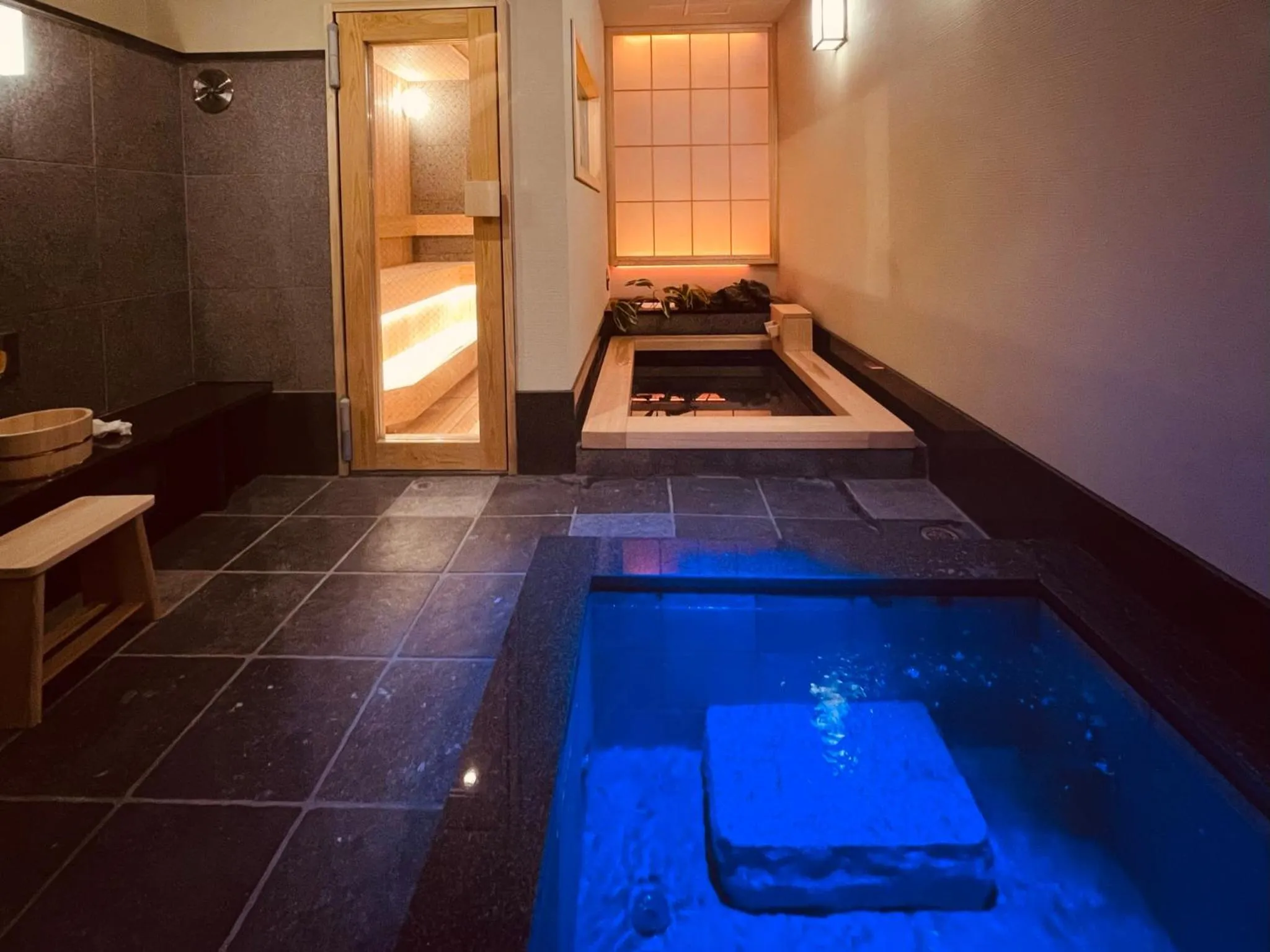 Sauna in SPABLIC INN - Capsule Hatago Akasaka