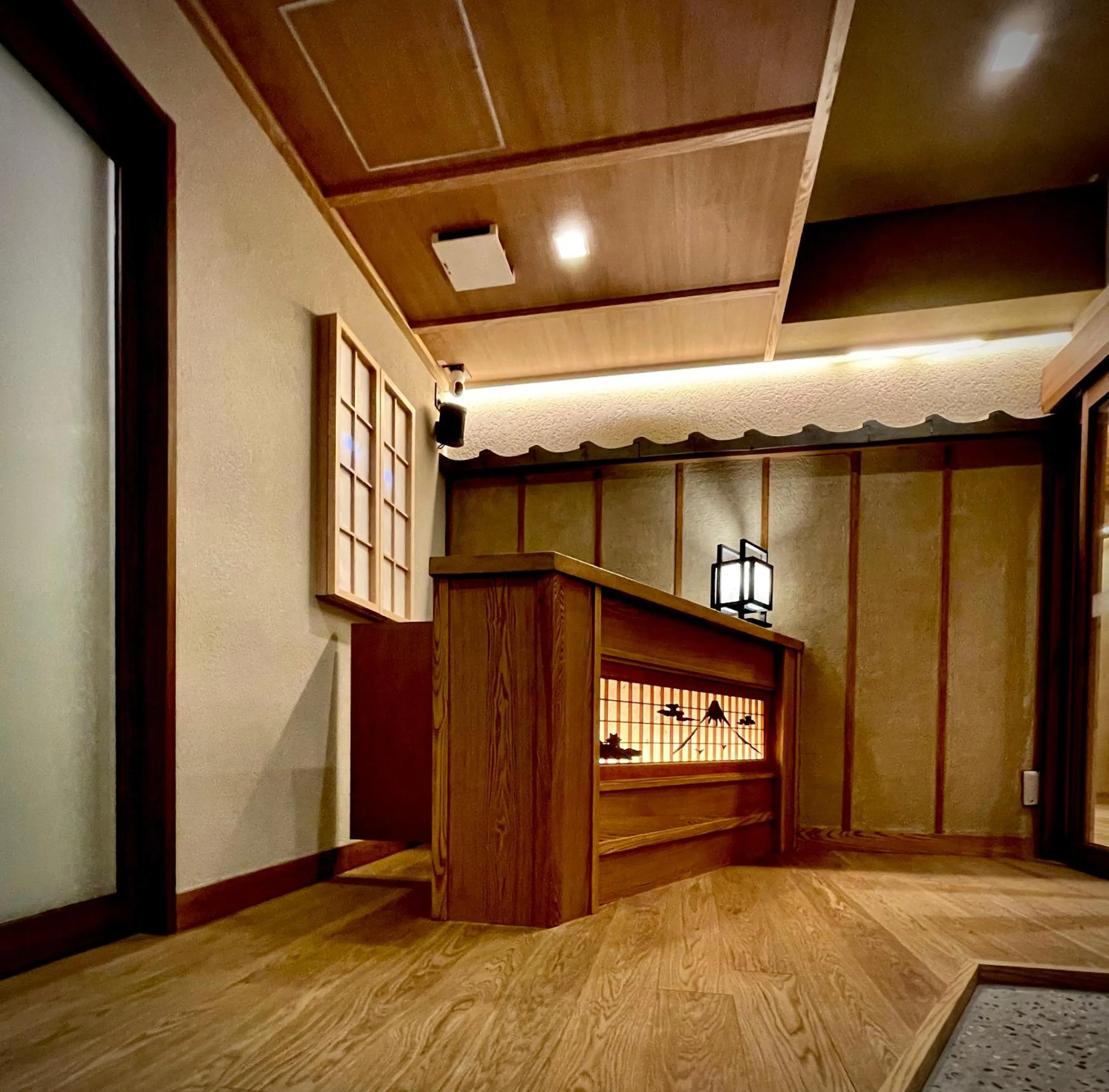 Decorative detail in SPABLIC INN - Capsule Hatago Akasaka