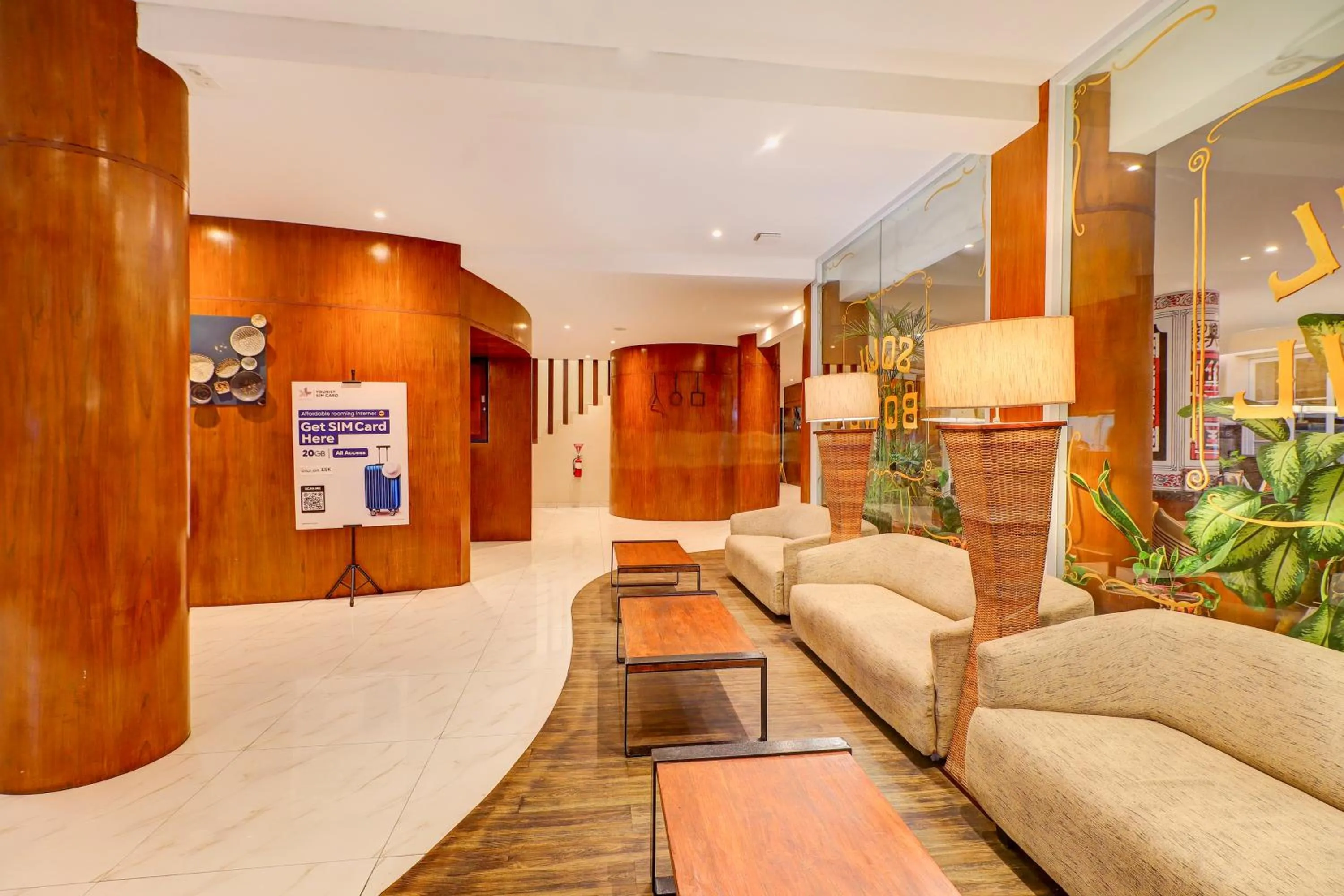 Seating area in Palette Signature Hotel