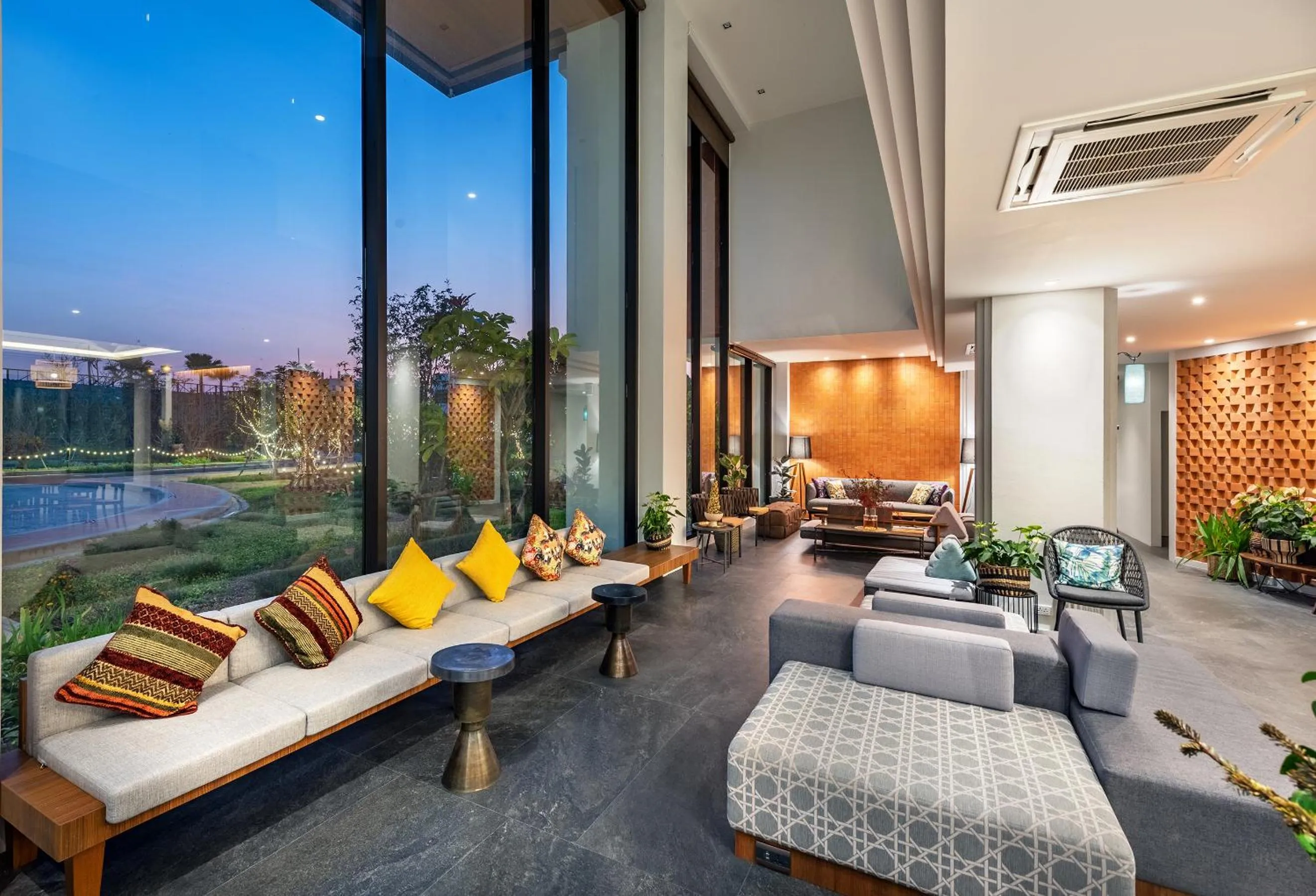 Lobby or reception in Pusayapuri