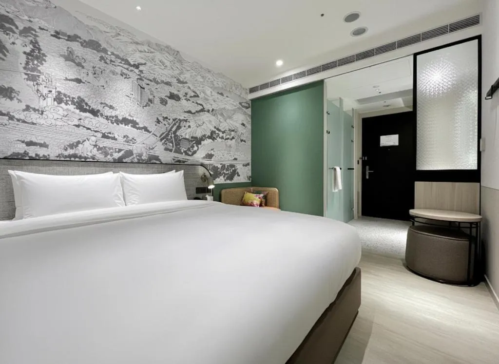 Bed in Boutech JianTan Hotel