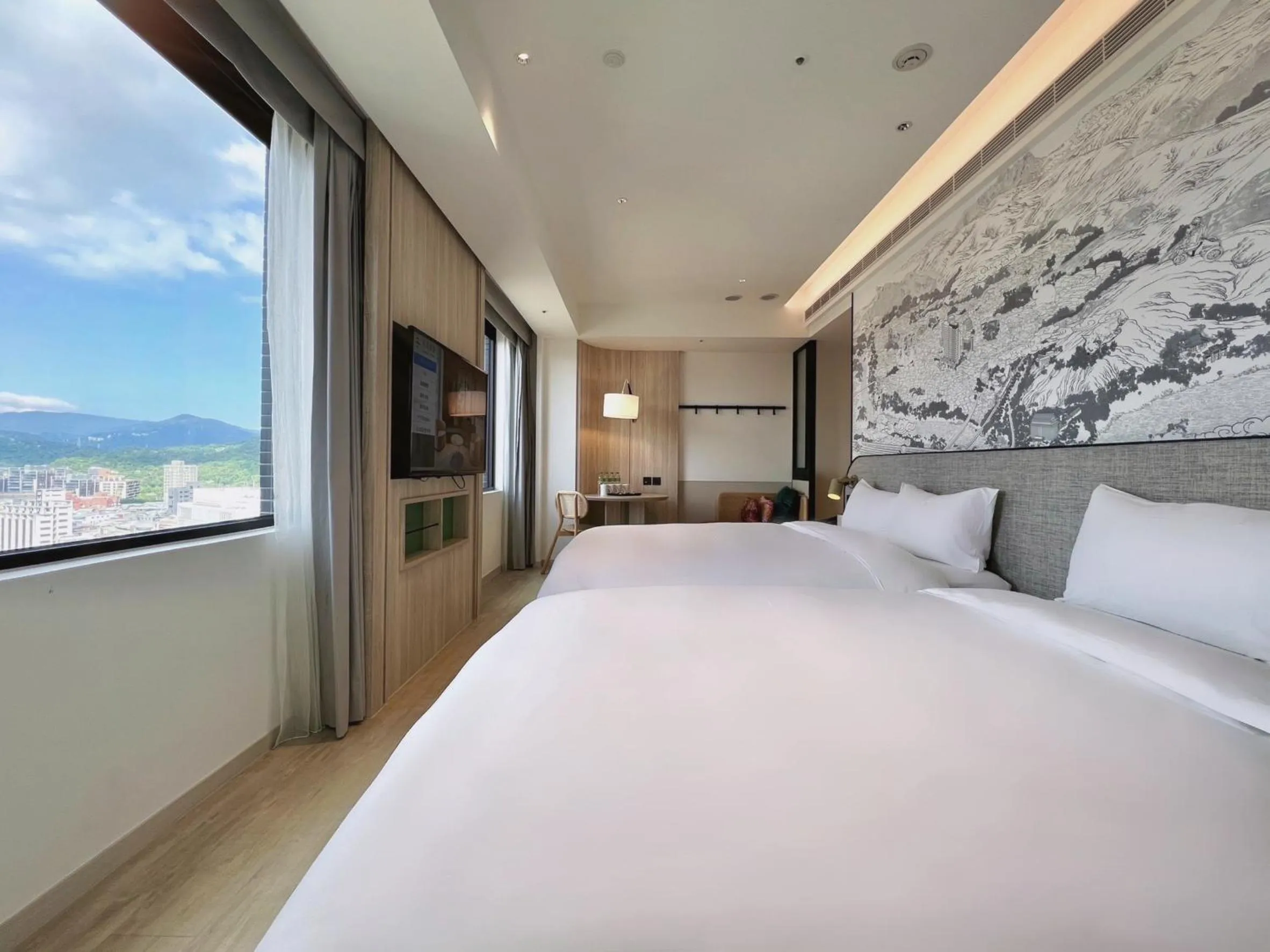 City view, Bed in Boutech JianTan Hotel