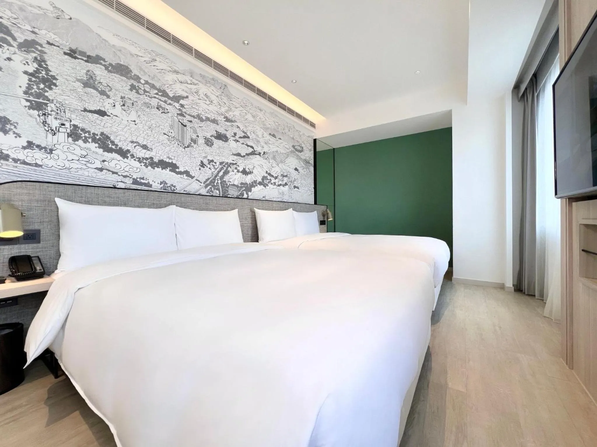 Photo of the whole room, Bed in Boutech JianTan Hotel