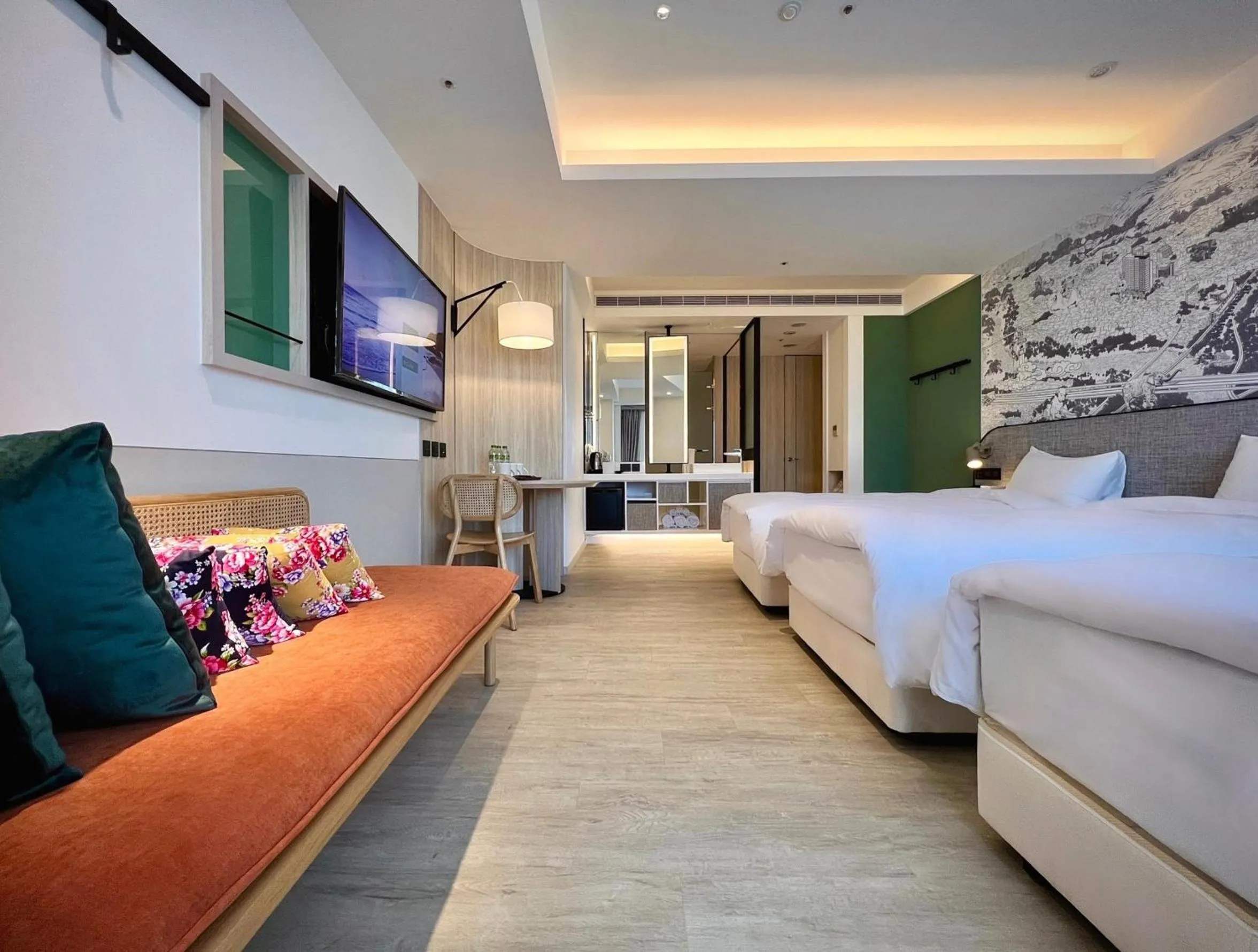 Photo of the whole room, Bed in Boutech JianTan Hotel