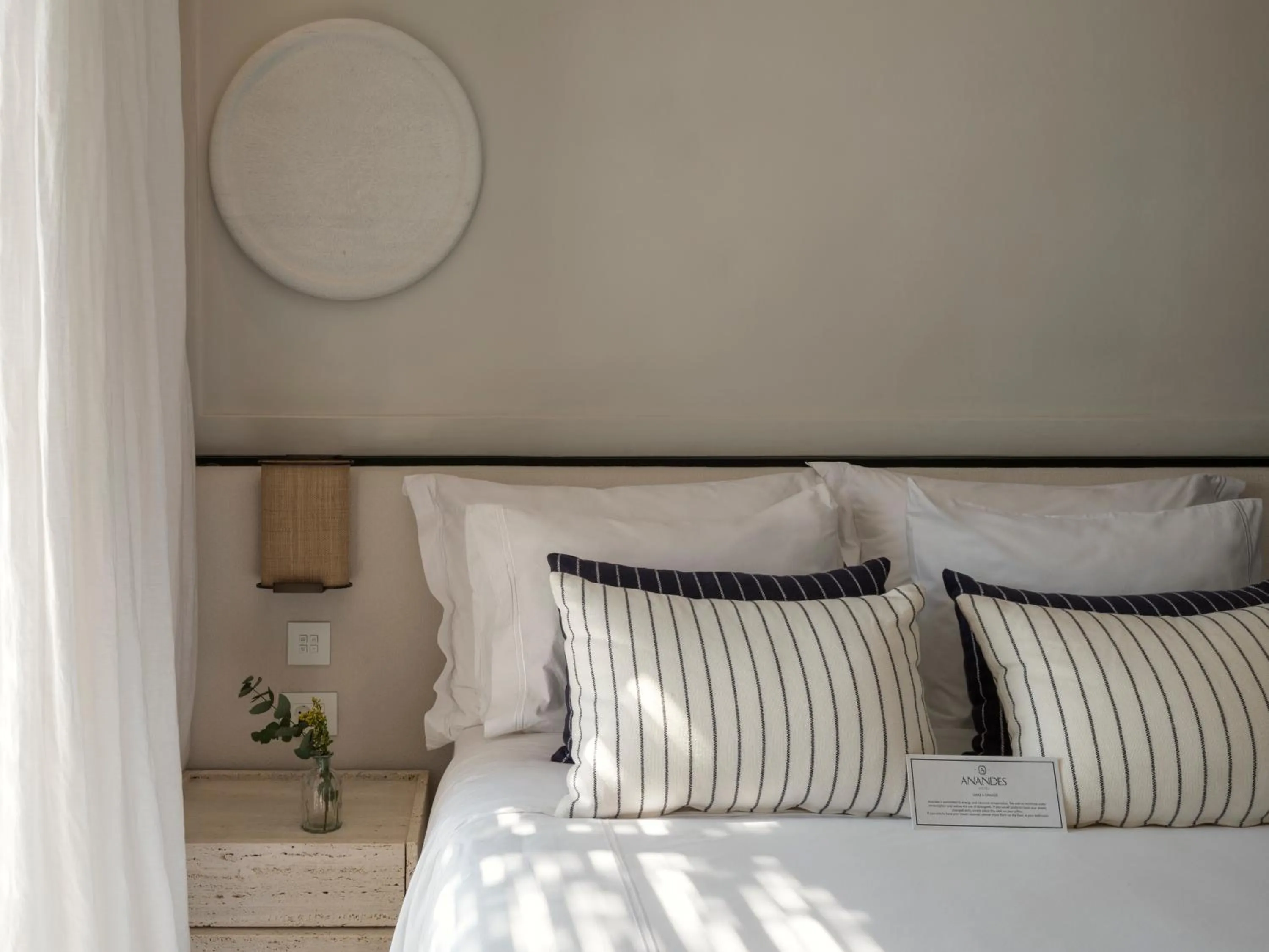 Bed in Anandes Hotel