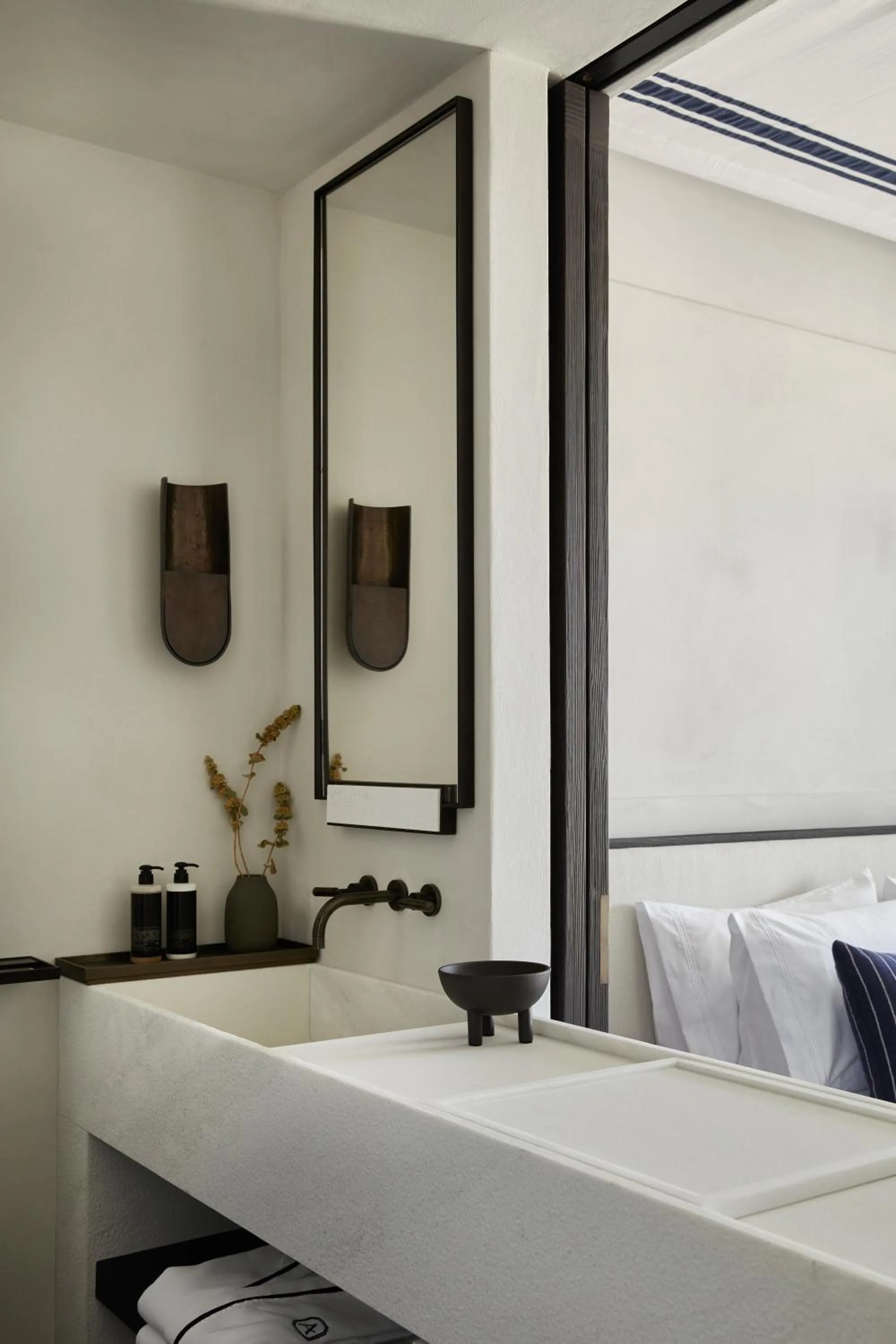 Bathroom, Bed in Anandes Hotel