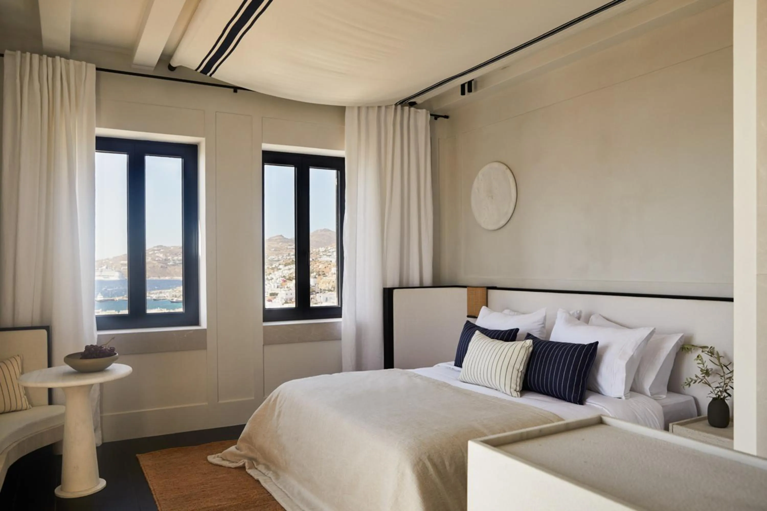 View (from property/room), Bed in Anandes Hotel