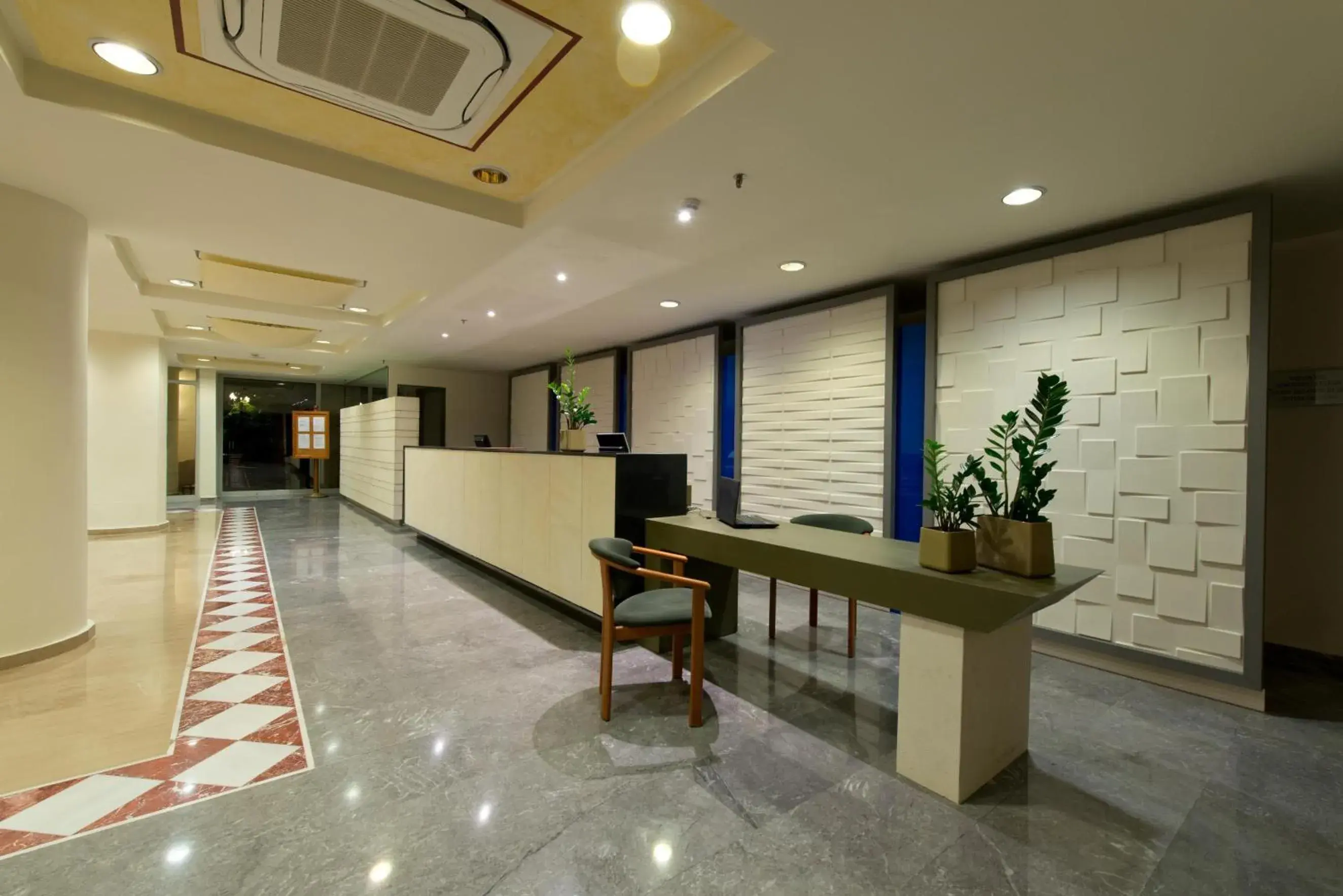 Lobby or reception in Minos Hotel Lobby or reception in Minos Hotel