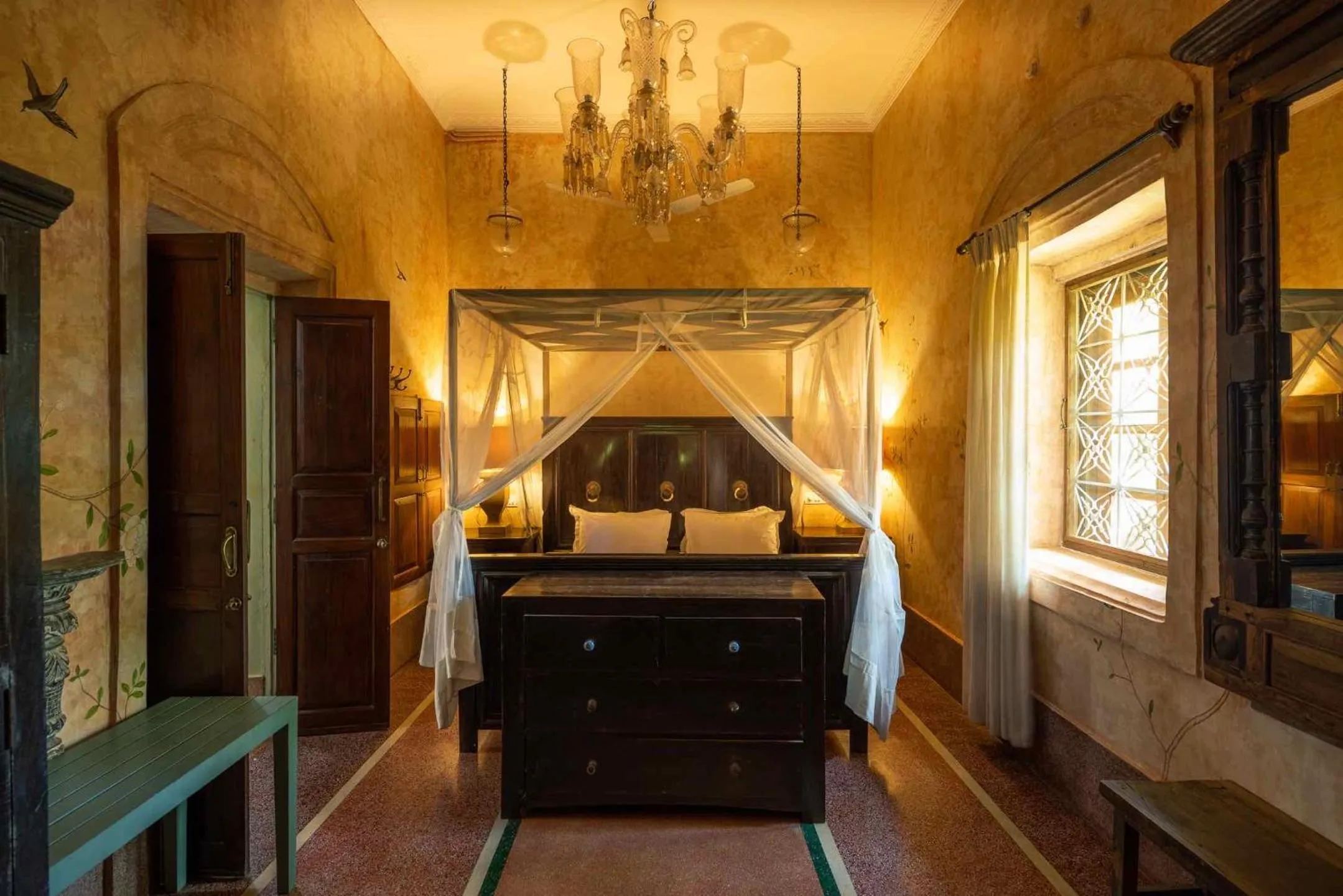 Photo of the whole room, Bed in Turia Villa Canacona Palolem