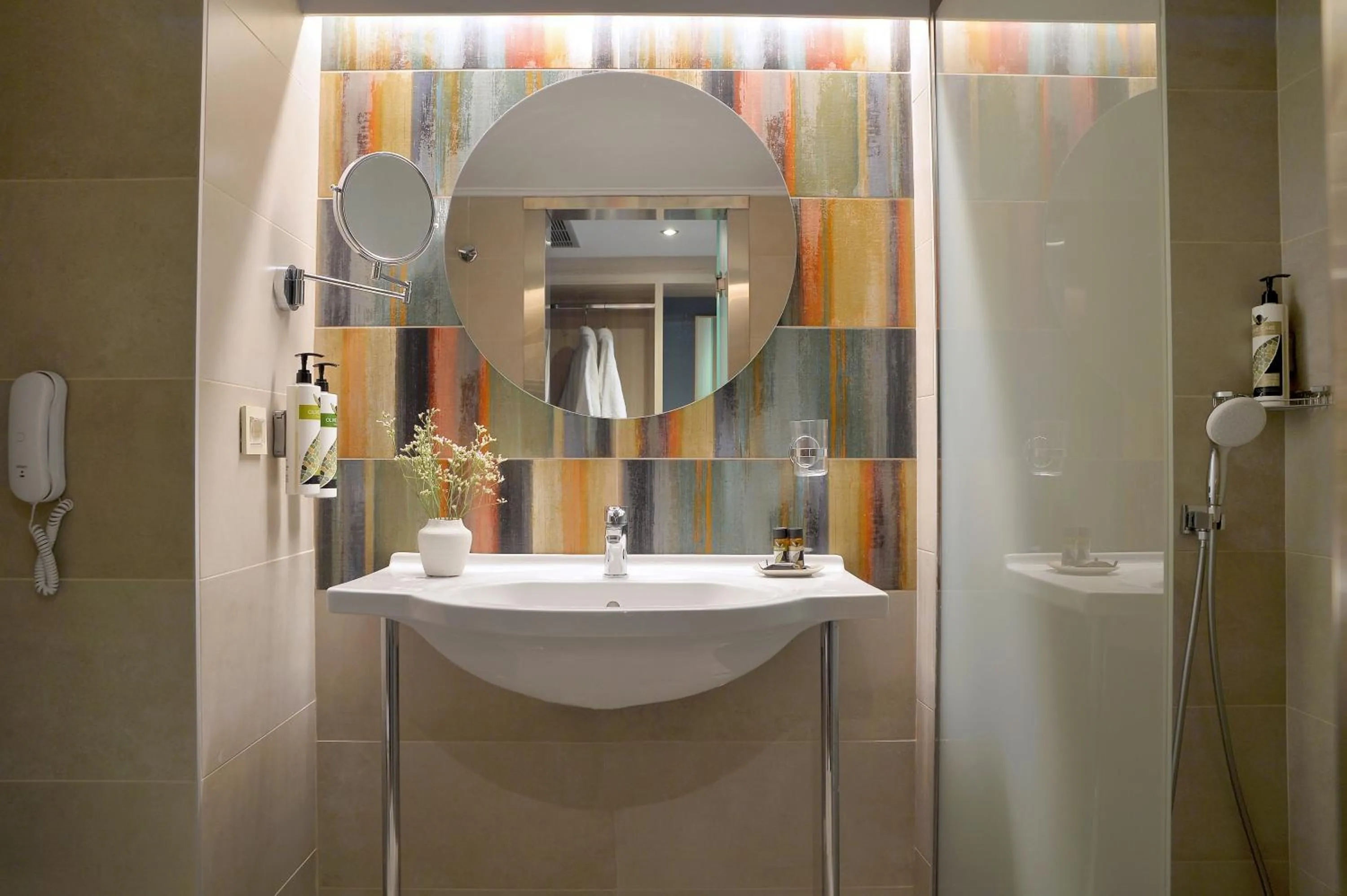 Bathroom in Airotel Alexandros