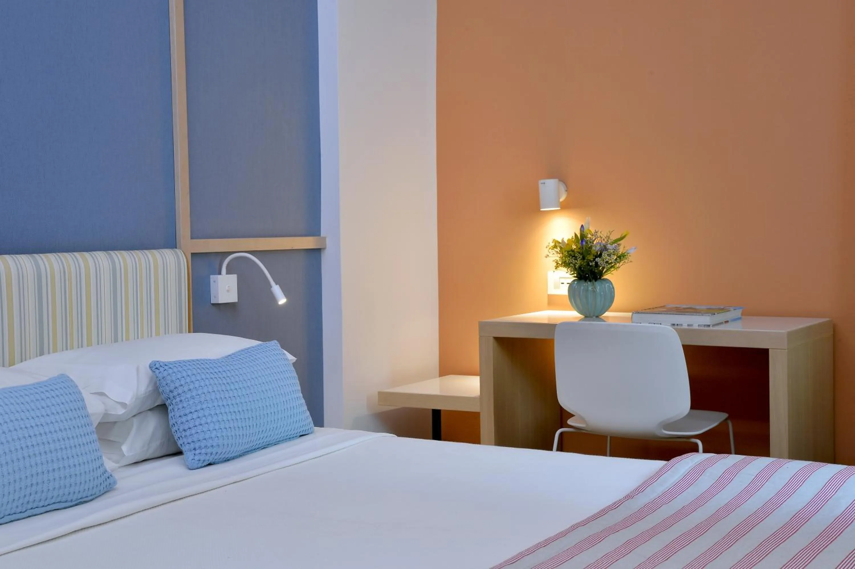 Bed in Airotel Alexandros