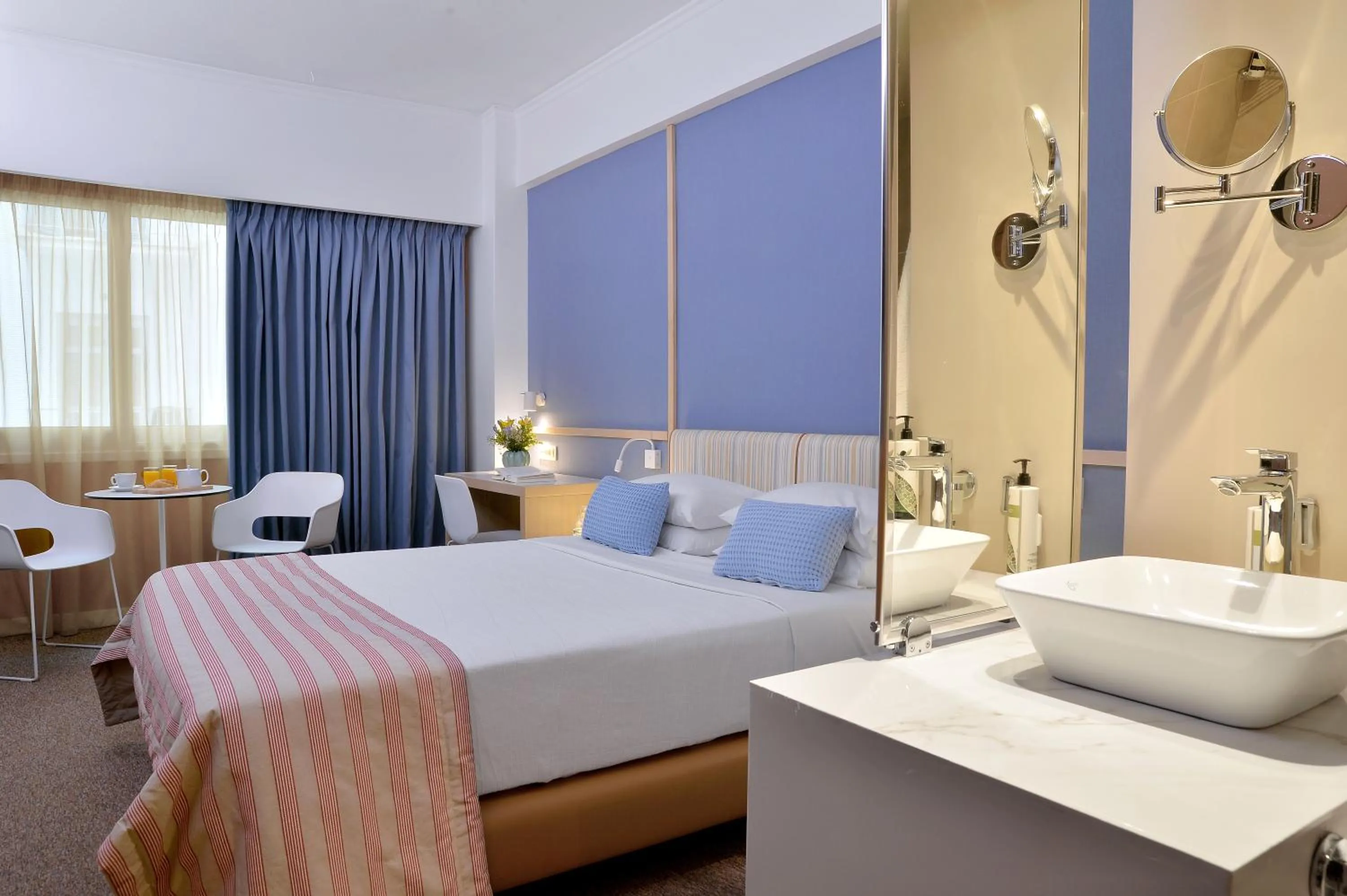 Bedroom, Bed in Airotel Alexandros