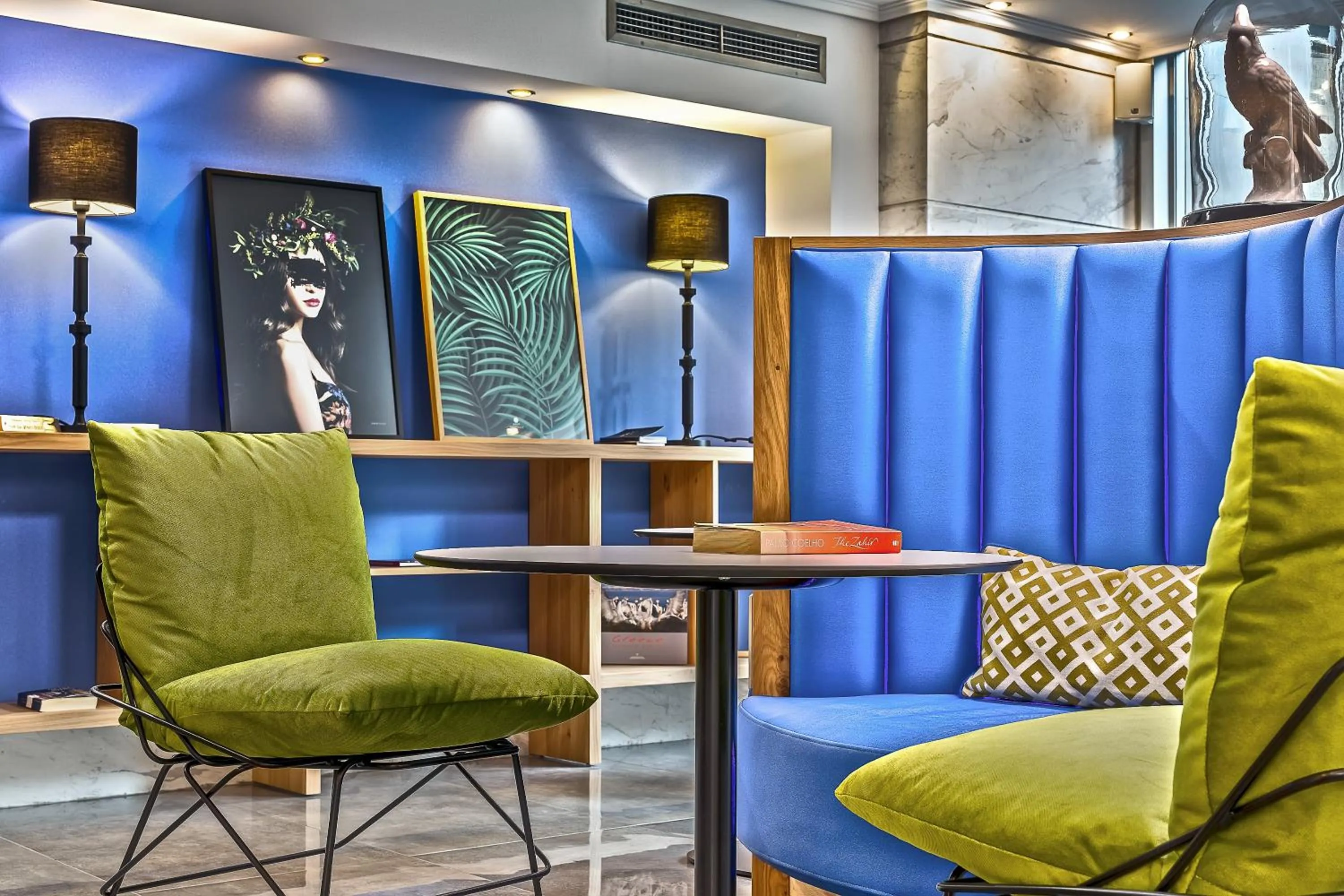 Seating area in Airotel Alexandros