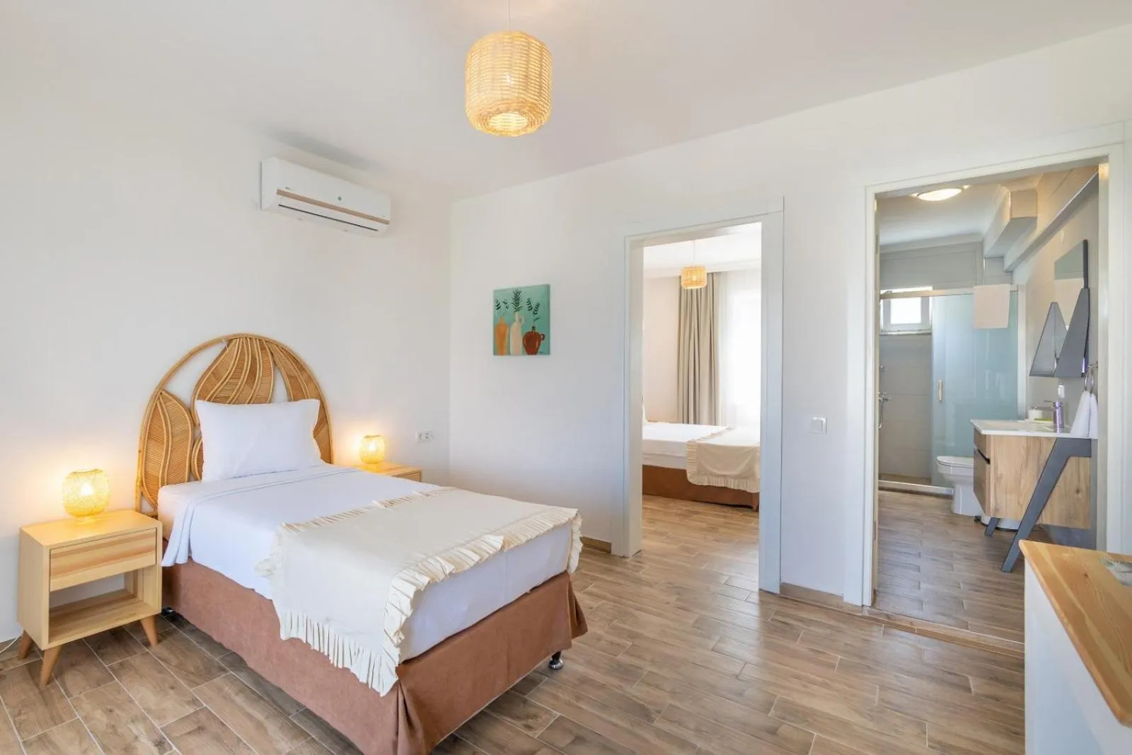 Bedroom, Bed in Base Selimiye