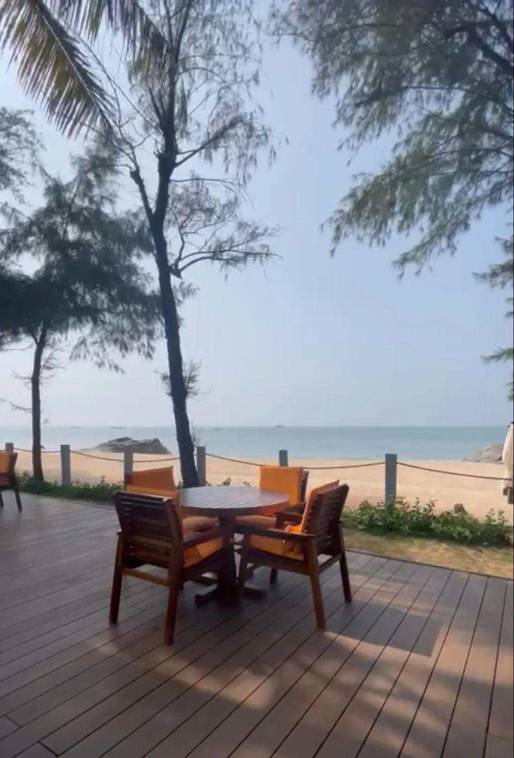 Patio in The Postcard on the Arabian Sea, Maravanthe Beach