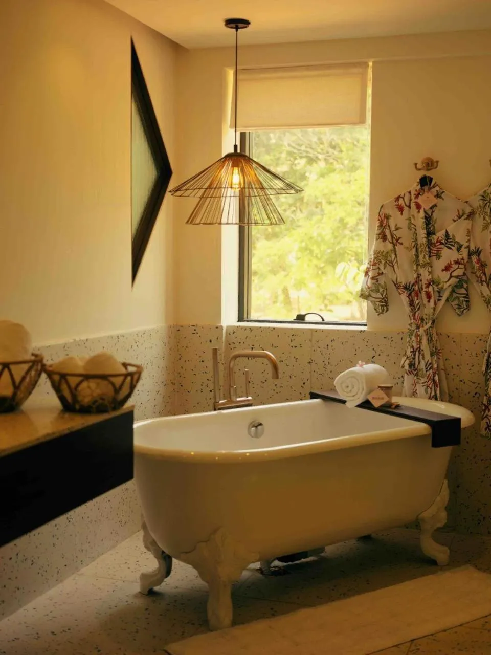 Bathroom in The Postcard on the Arabian Sea, Maravanthe Beach