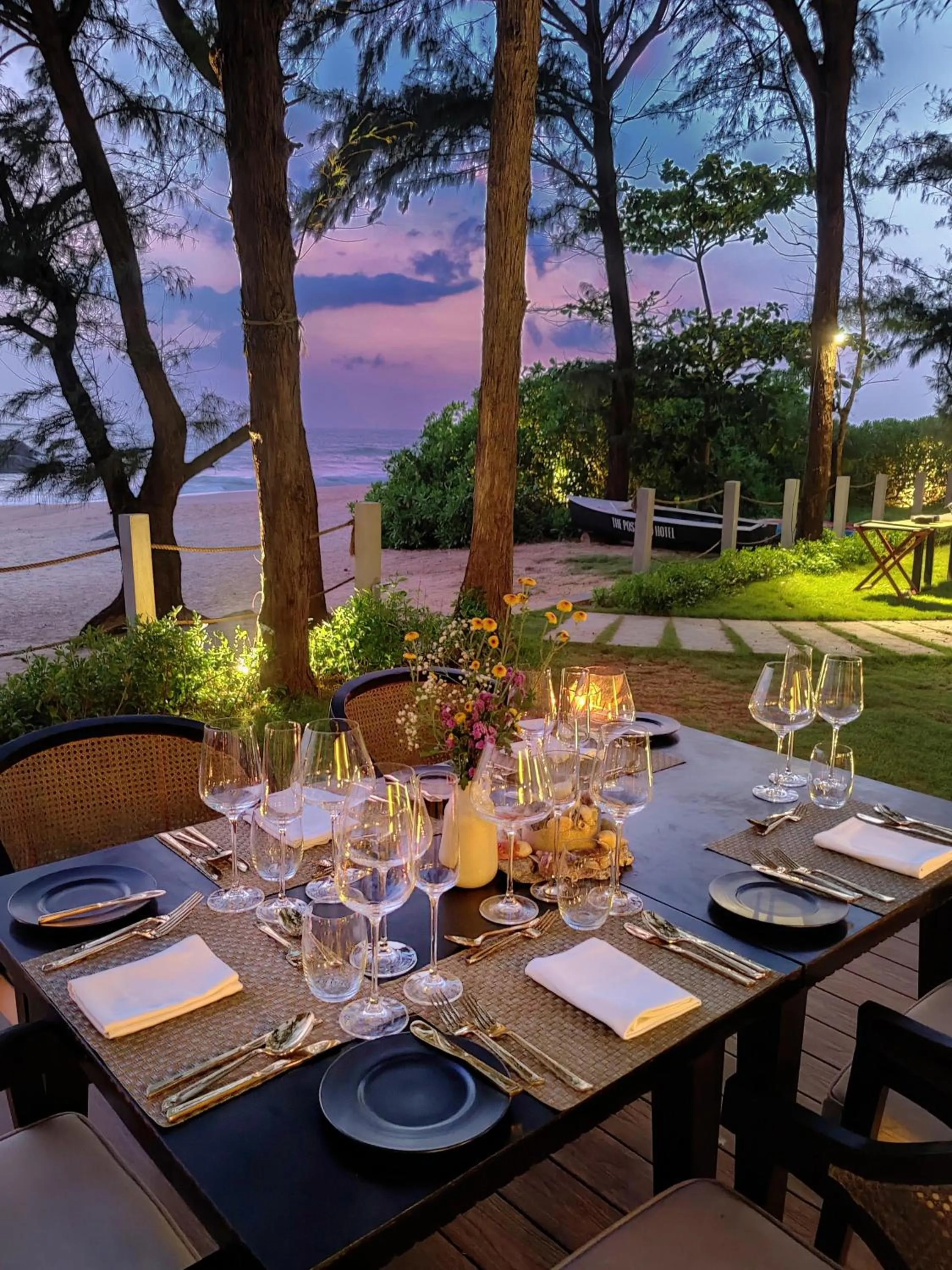 Restaurant/places to eat in The Postcard on the Arabian Sea, Maravanthe Beach