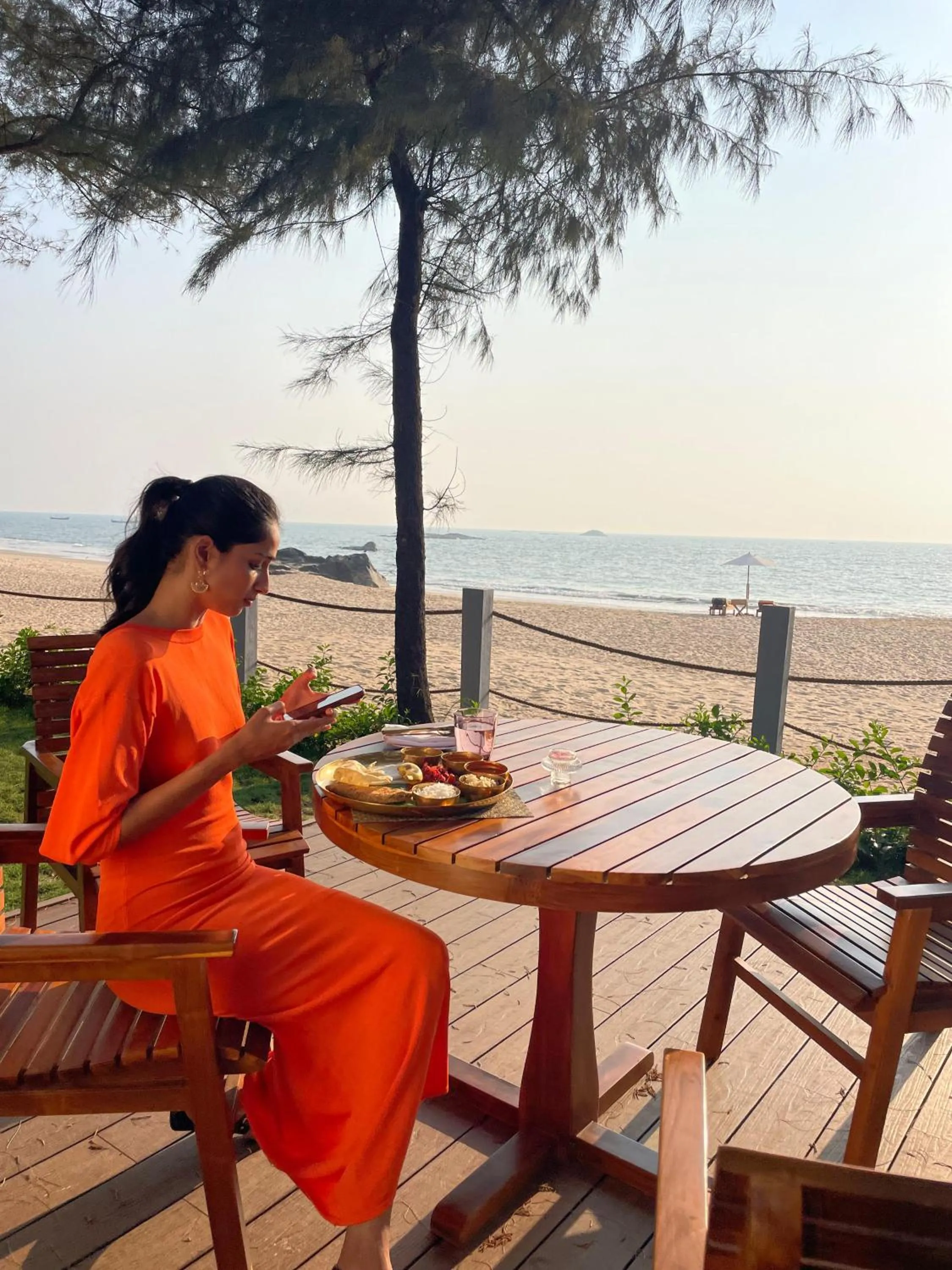 Restaurant/places to eat in The Postcard on the Arabian Sea, Maravanthe Beach