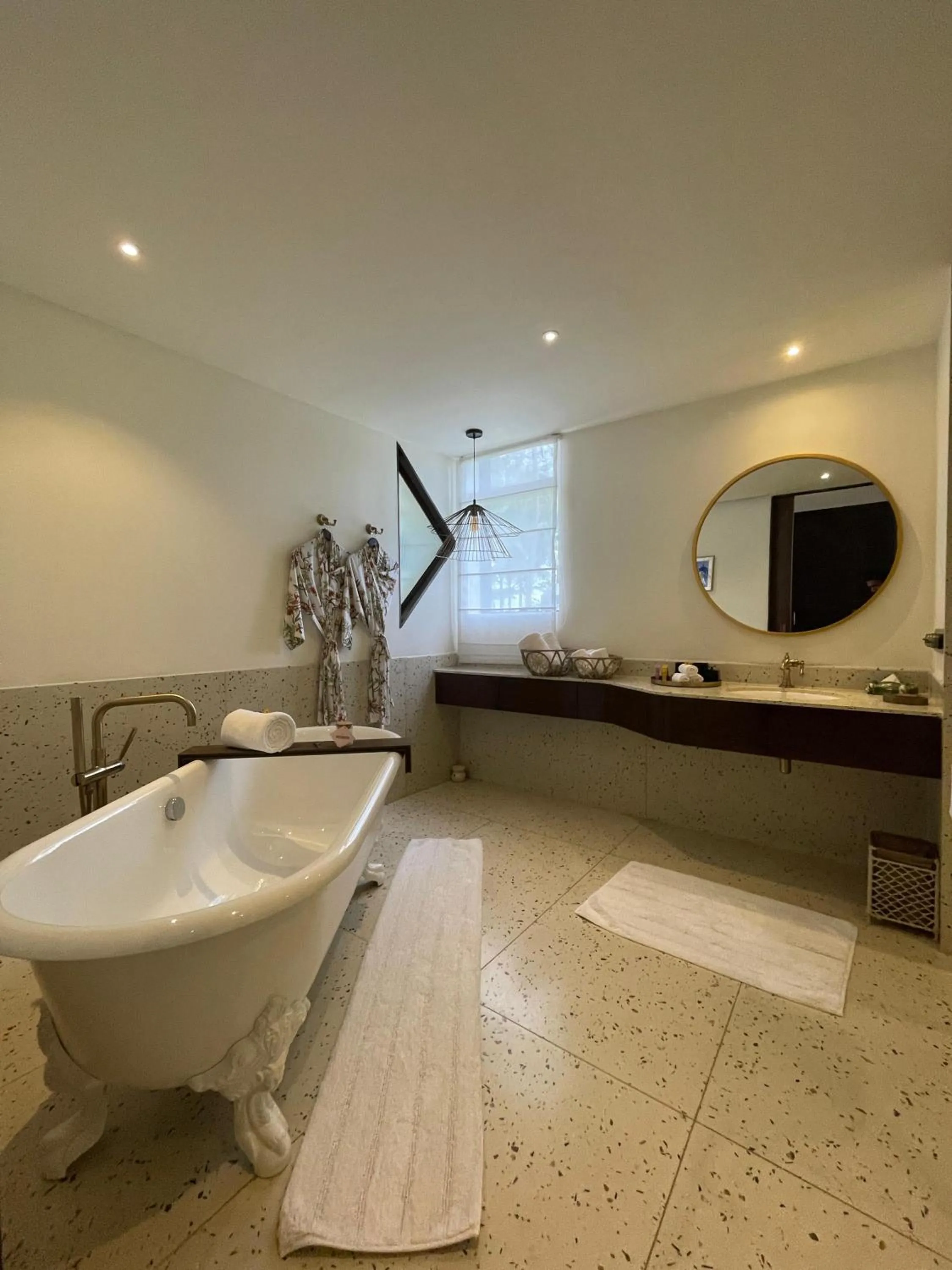 Bathroom in The Postcard on the Arabian Sea, Maravanthe Beach
