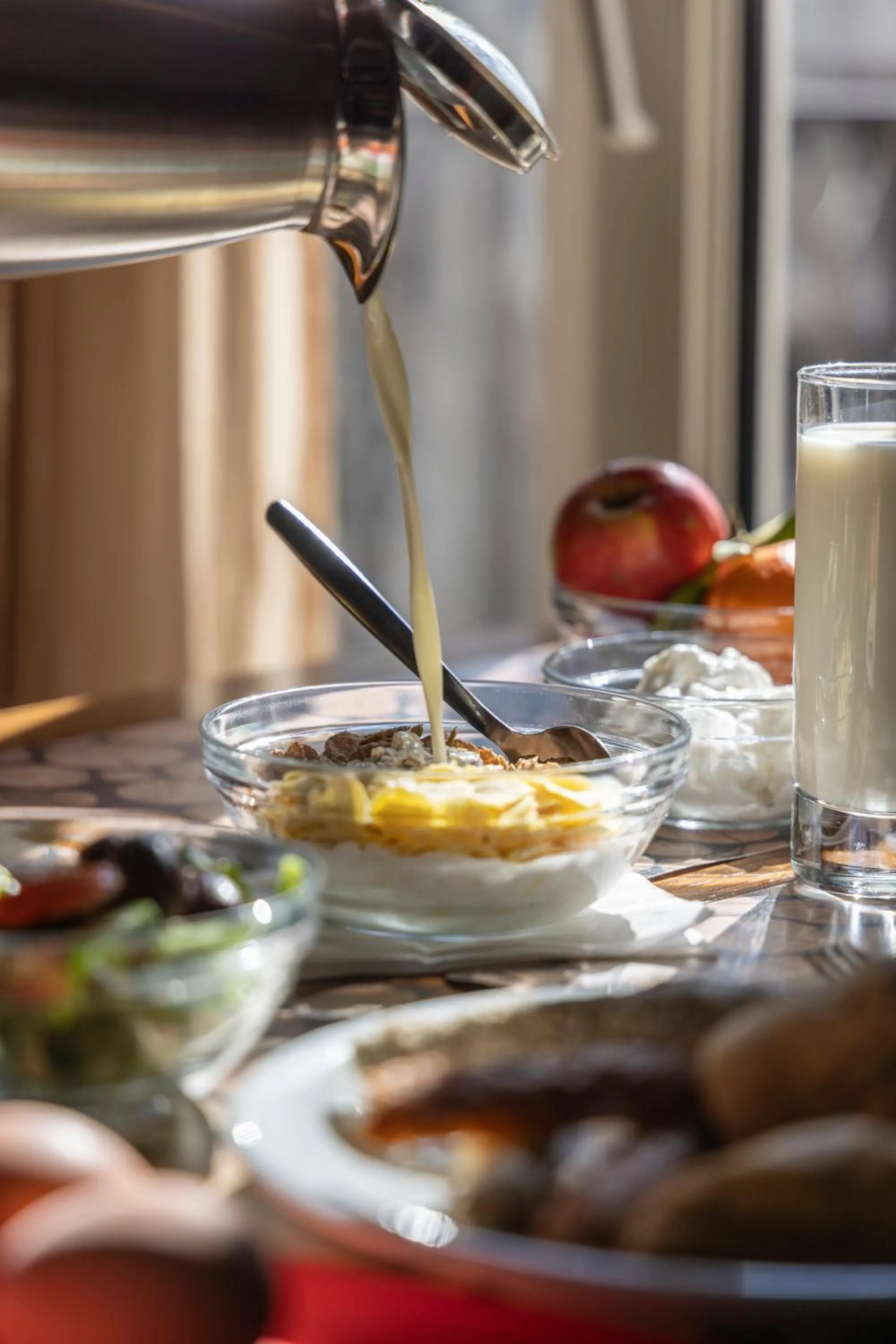 Breakfast in Aegeon Hotel