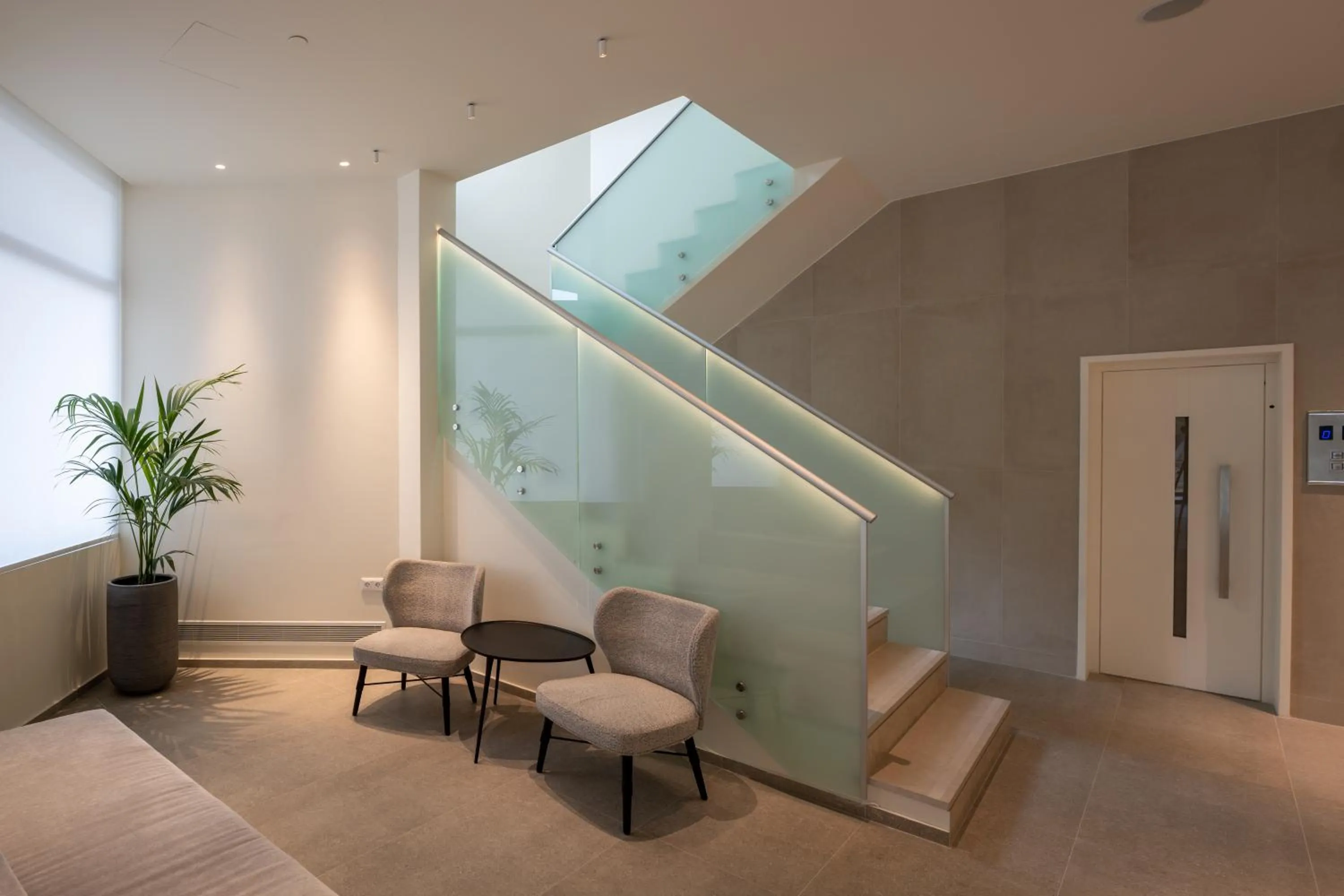 Seating area in Emmantina Hotel