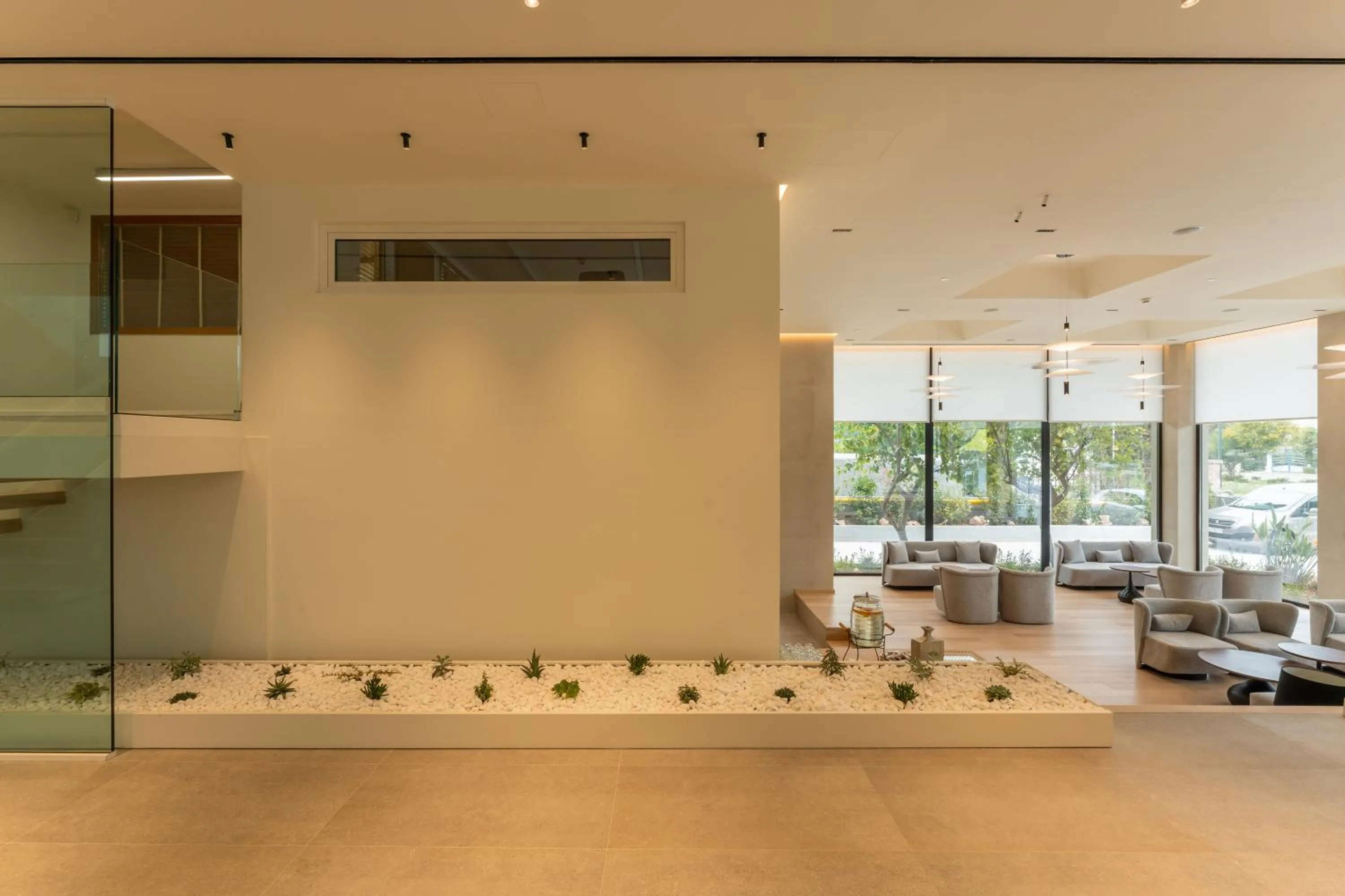 Lobby or reception in Emmantina Hotel